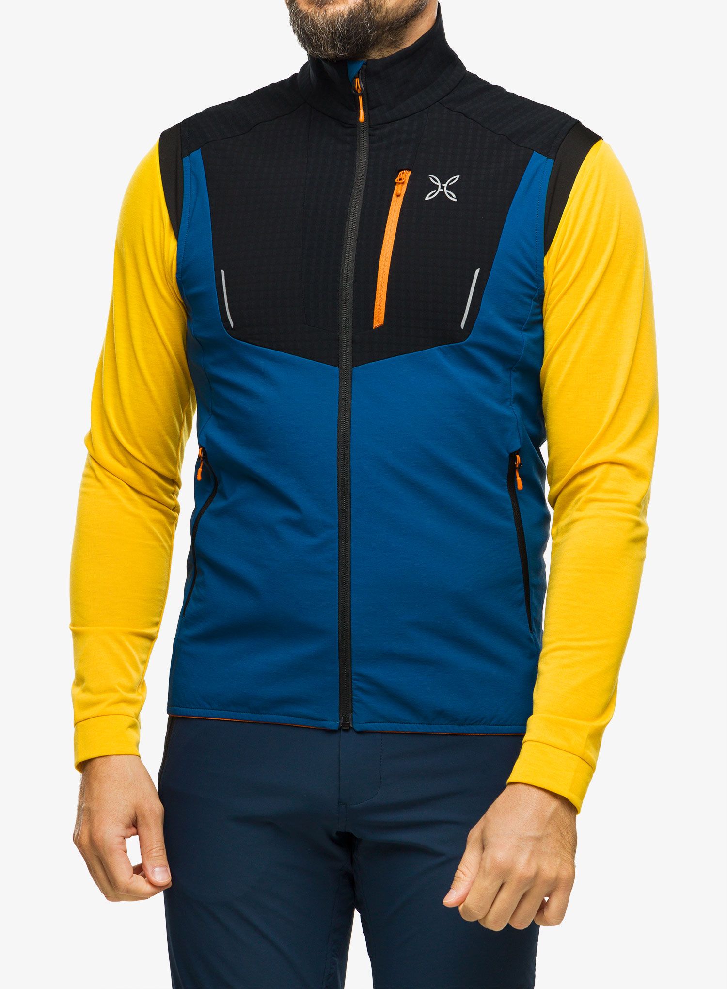 Жилет Montura Ski Style Vest - deep blue/mandarine