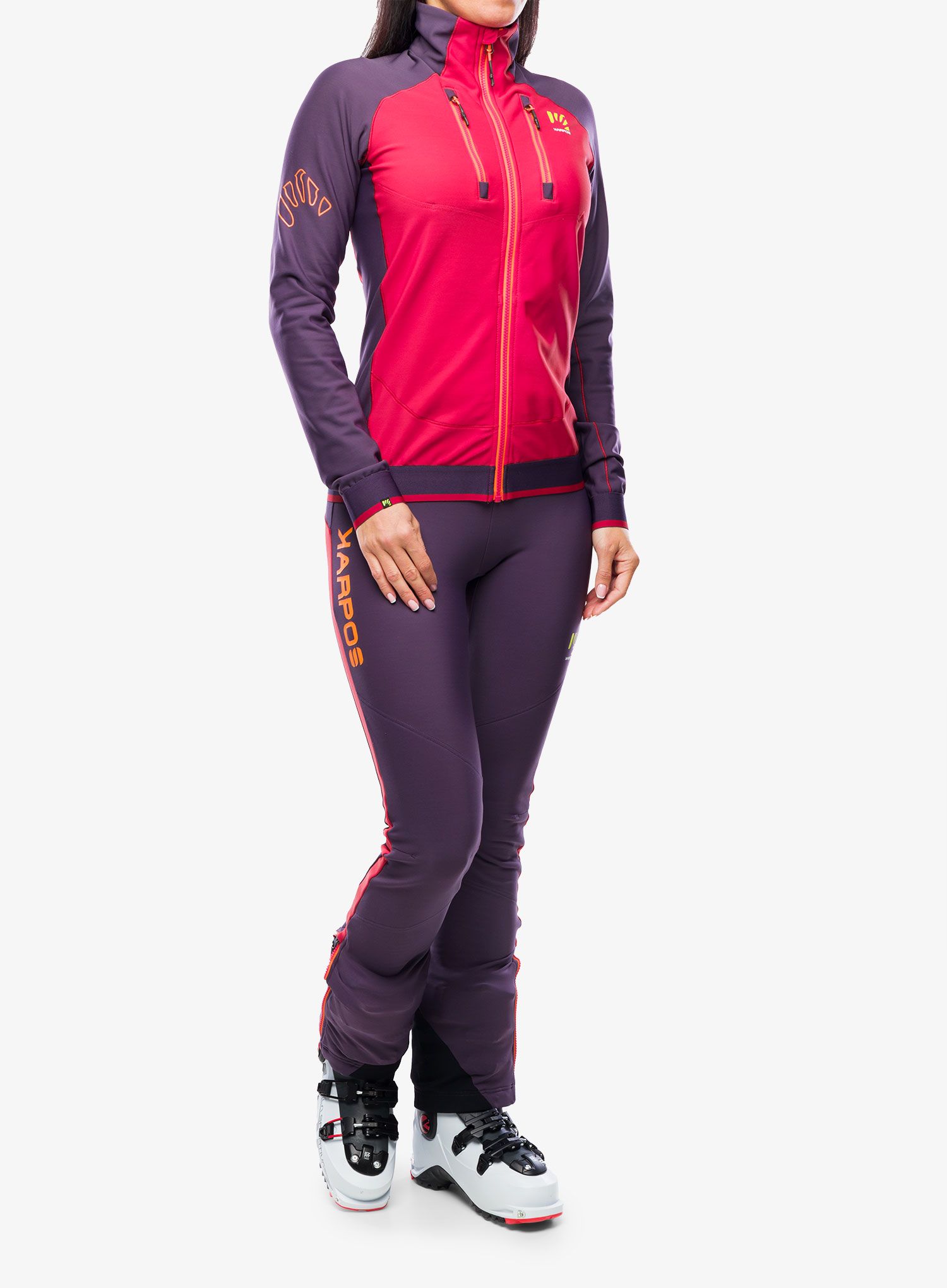Куртка скітурингова жіноча Karpos Alagna Evo Jacket - granita/grape