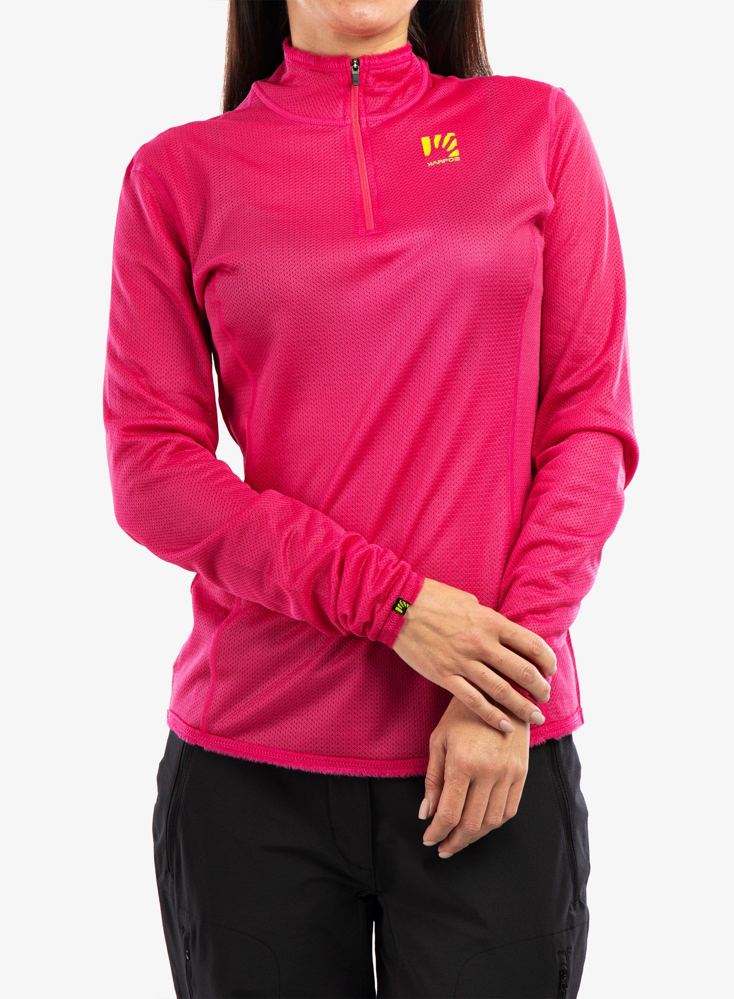 Кофта жіноча Karpos Alagna Half Zip Light Fleece - cabaret