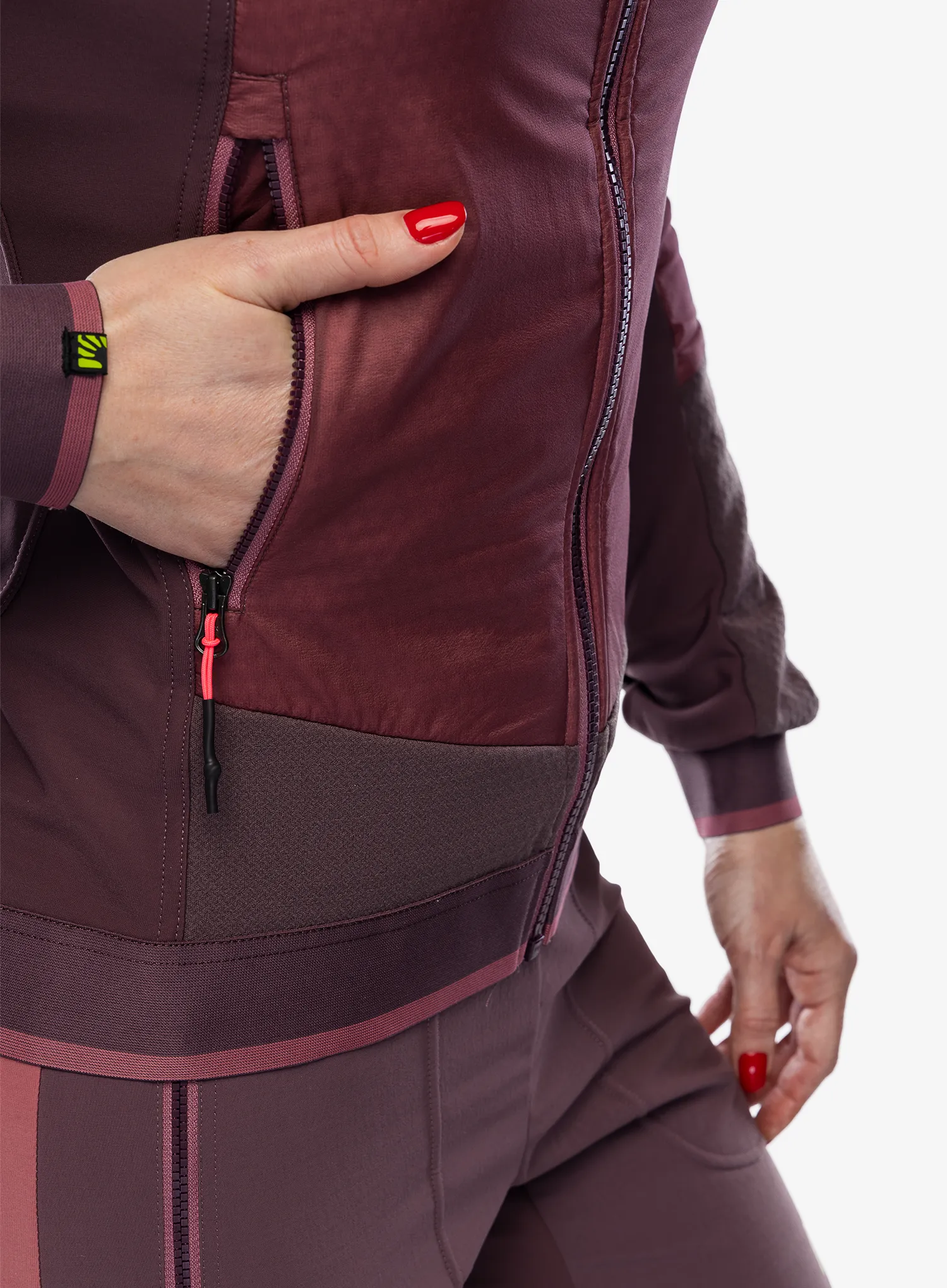 Куртка скітурингова жіноча Karpos Alagna Plus Evo Jacket - deco rose/huckleberry