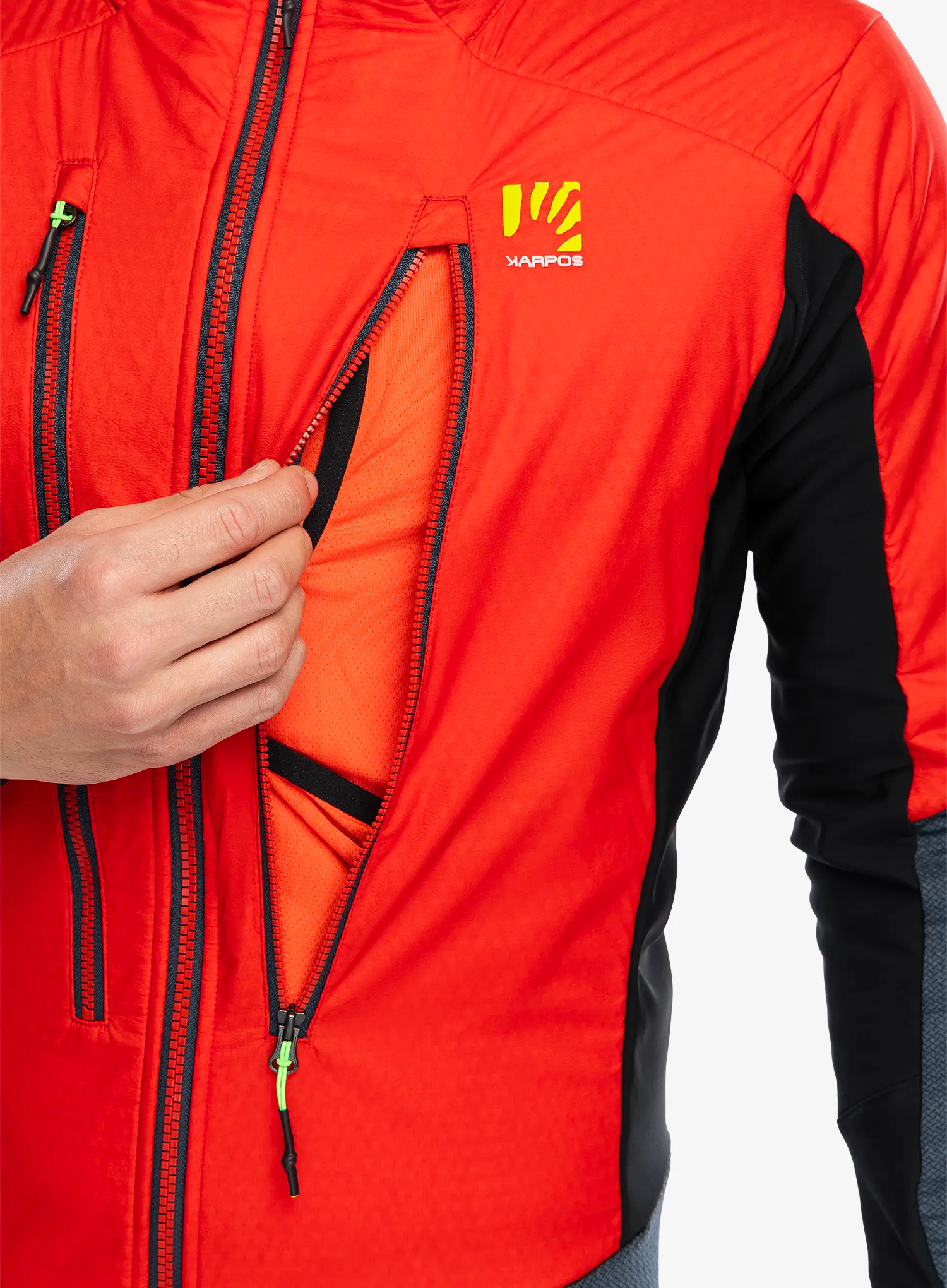 Куртка лижна Karpos Alagna Plus Evo Jacket - fiery red/midnight