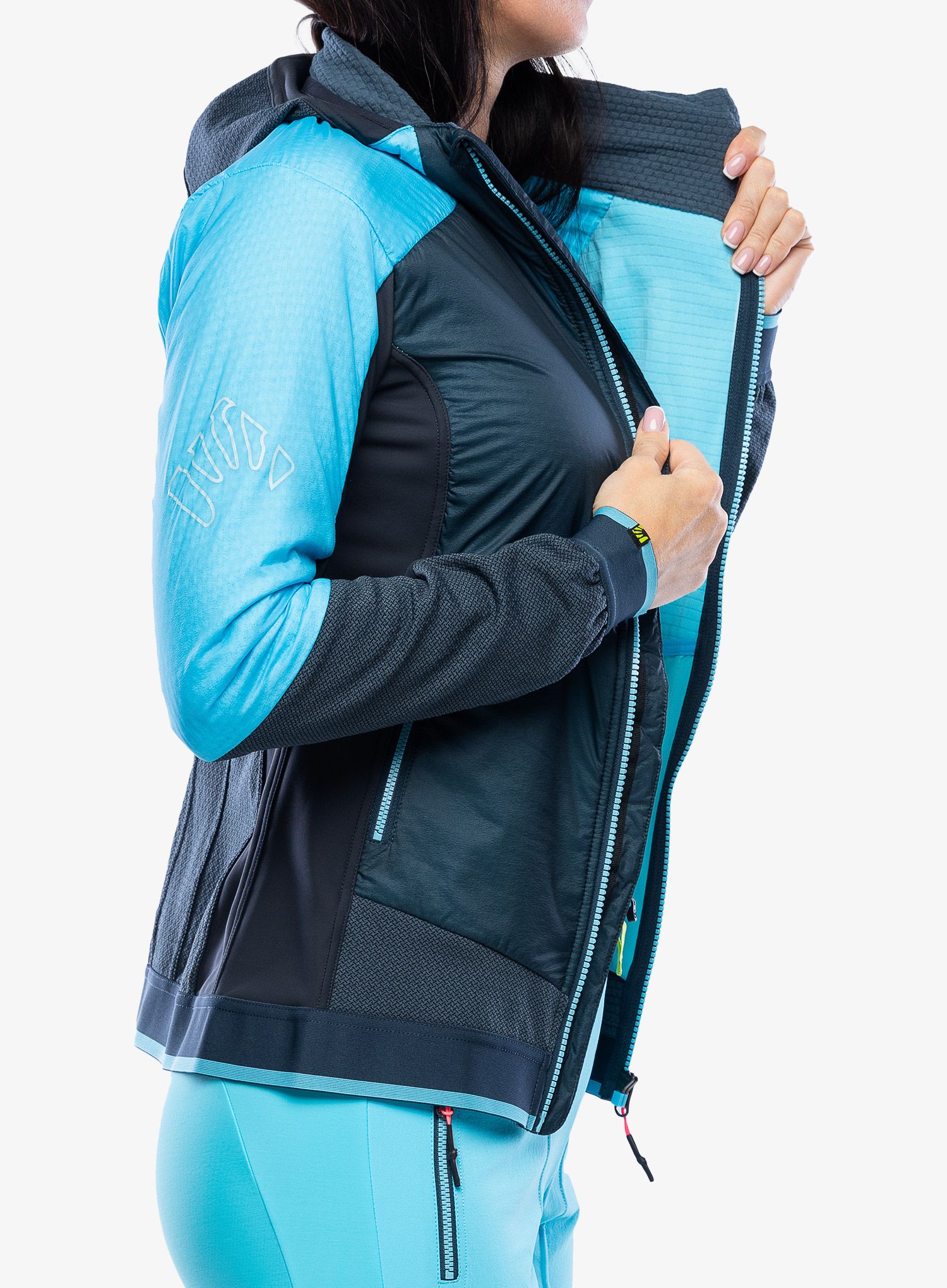 Куртка скітурингова жіноча Karpos Alagna Plus Evo Jacket - midnight/blue atoll