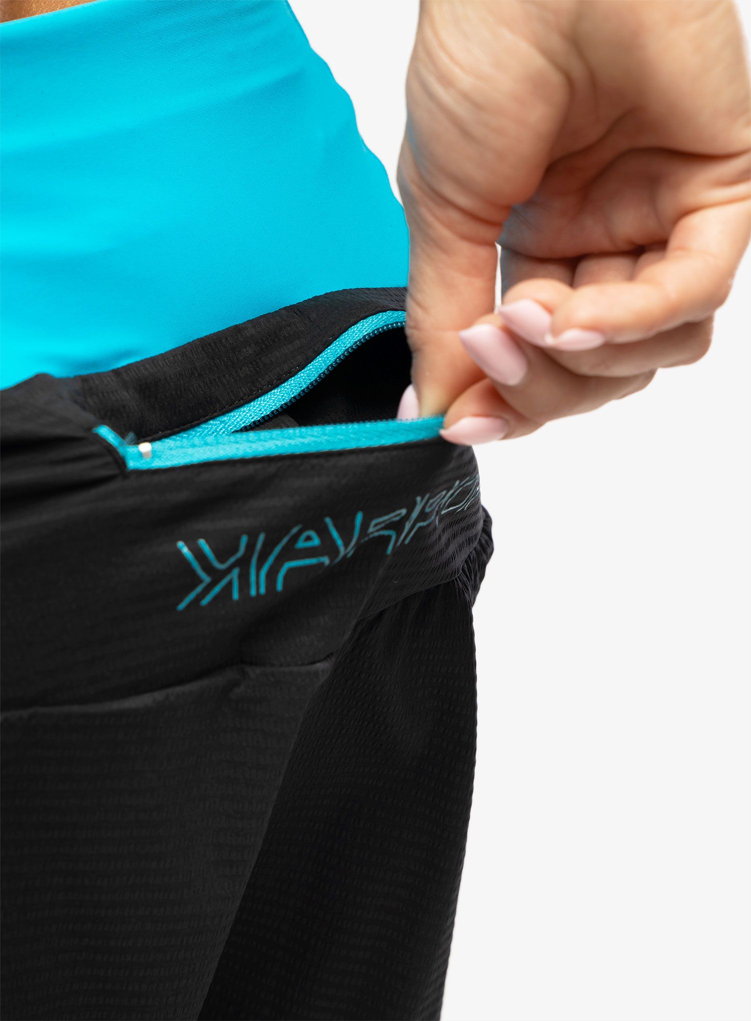 Шорти для бігу жіночі Karpos Cengia Short - blue atoll/black