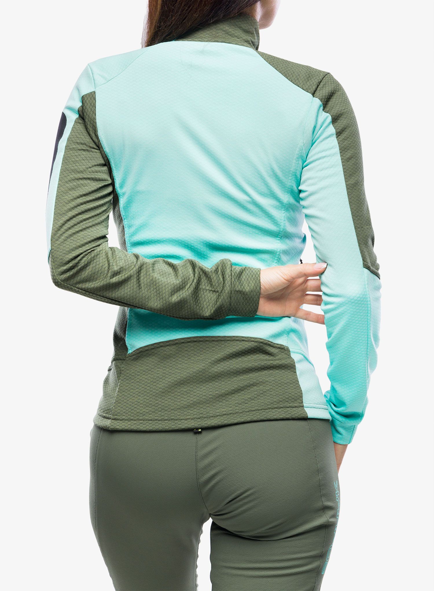 Кофта жіноча без каптура Karpos Cherz Fleece - thyme/aqua sky
