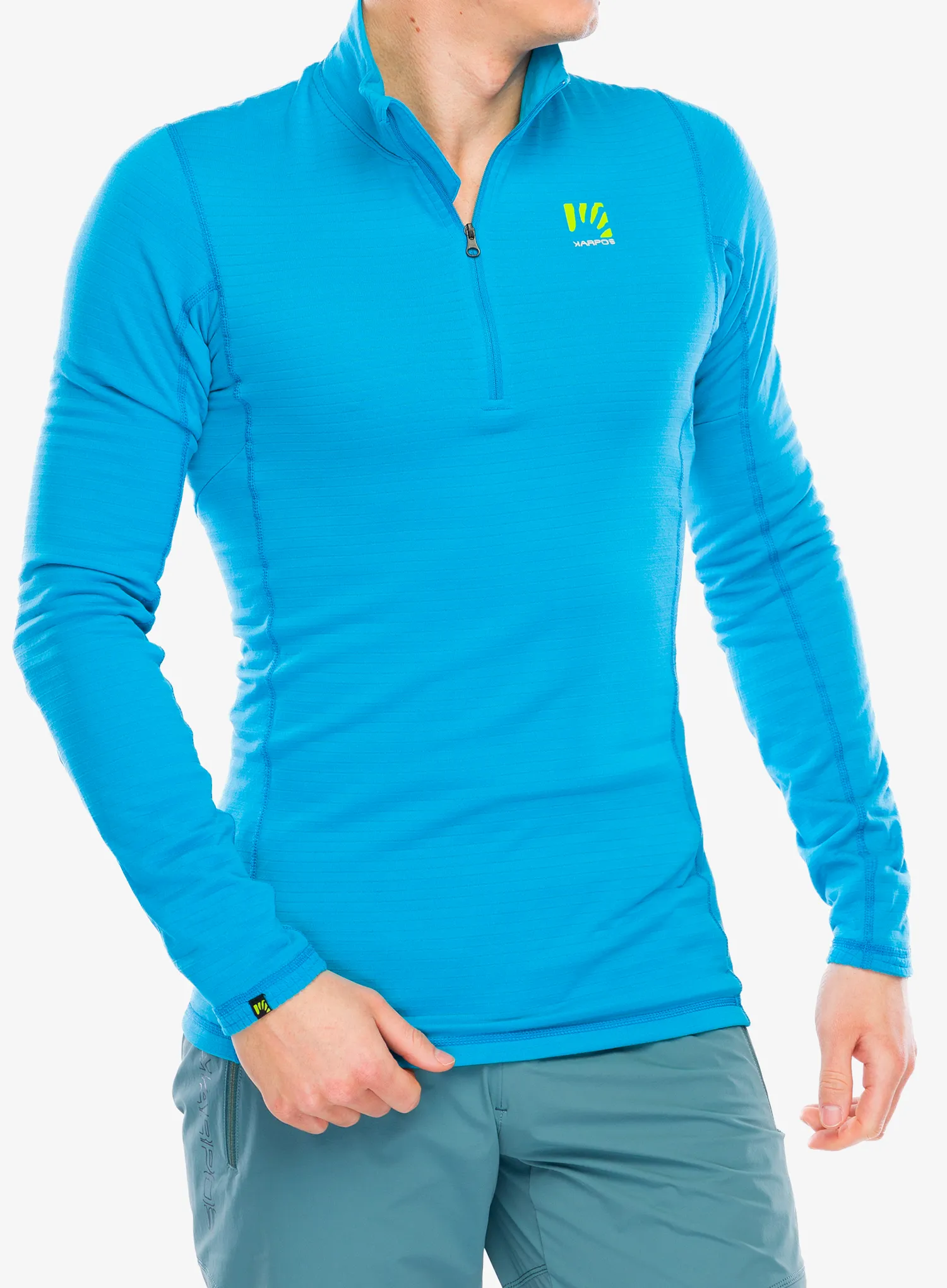 Кофта на блискавці 1/2 Karpos Croda Light Half Zip - blue jewel