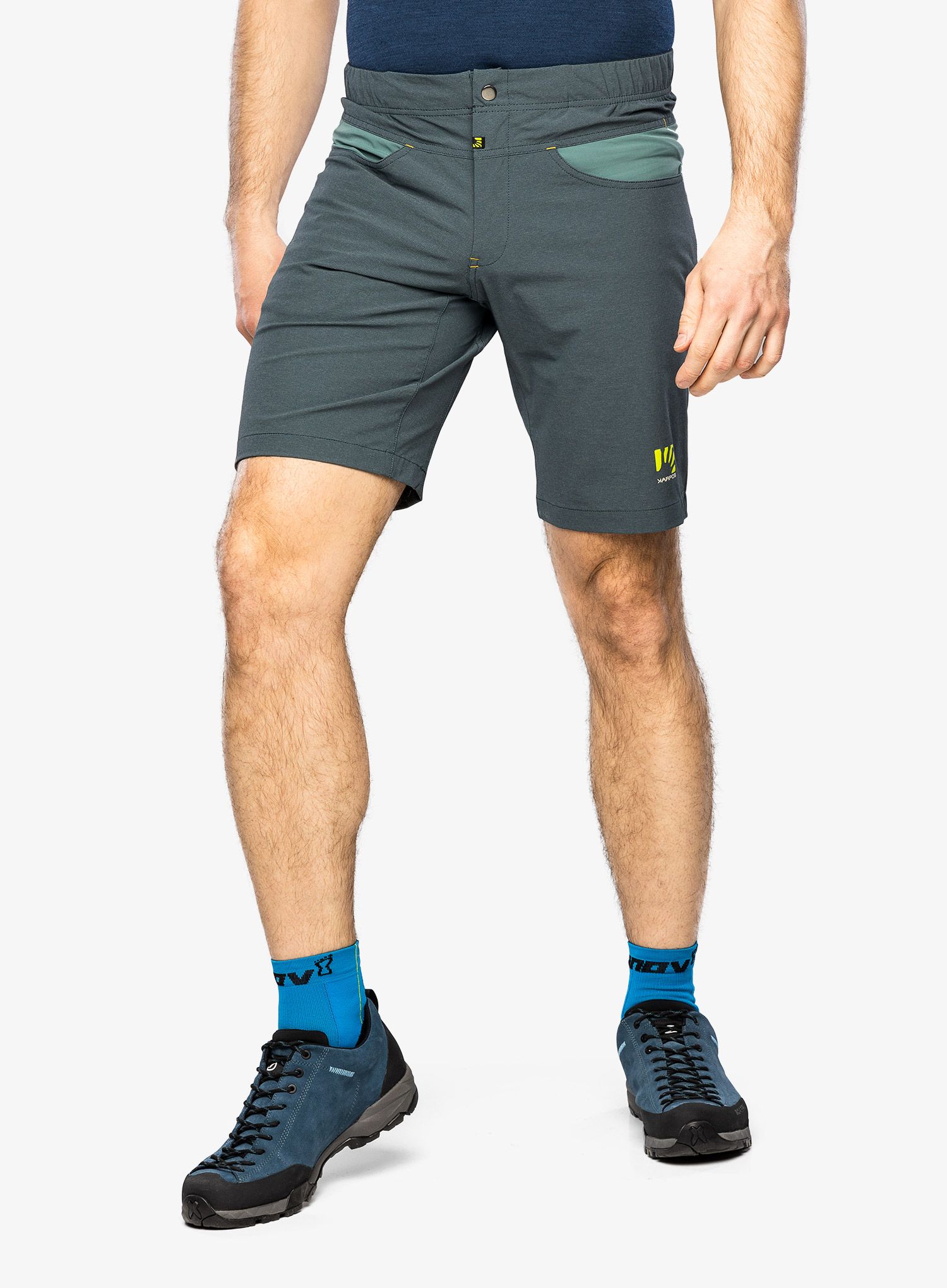 Шорти чоловічі Karpos Dolada Bermuda - dark slate/nrth atlantic/lemon