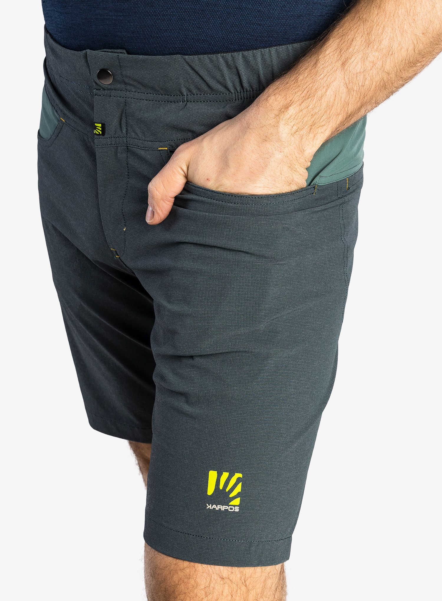 Шорти чоловічі Karpos Dolada Bermuda - dark slate/nrth atlantic/lemon