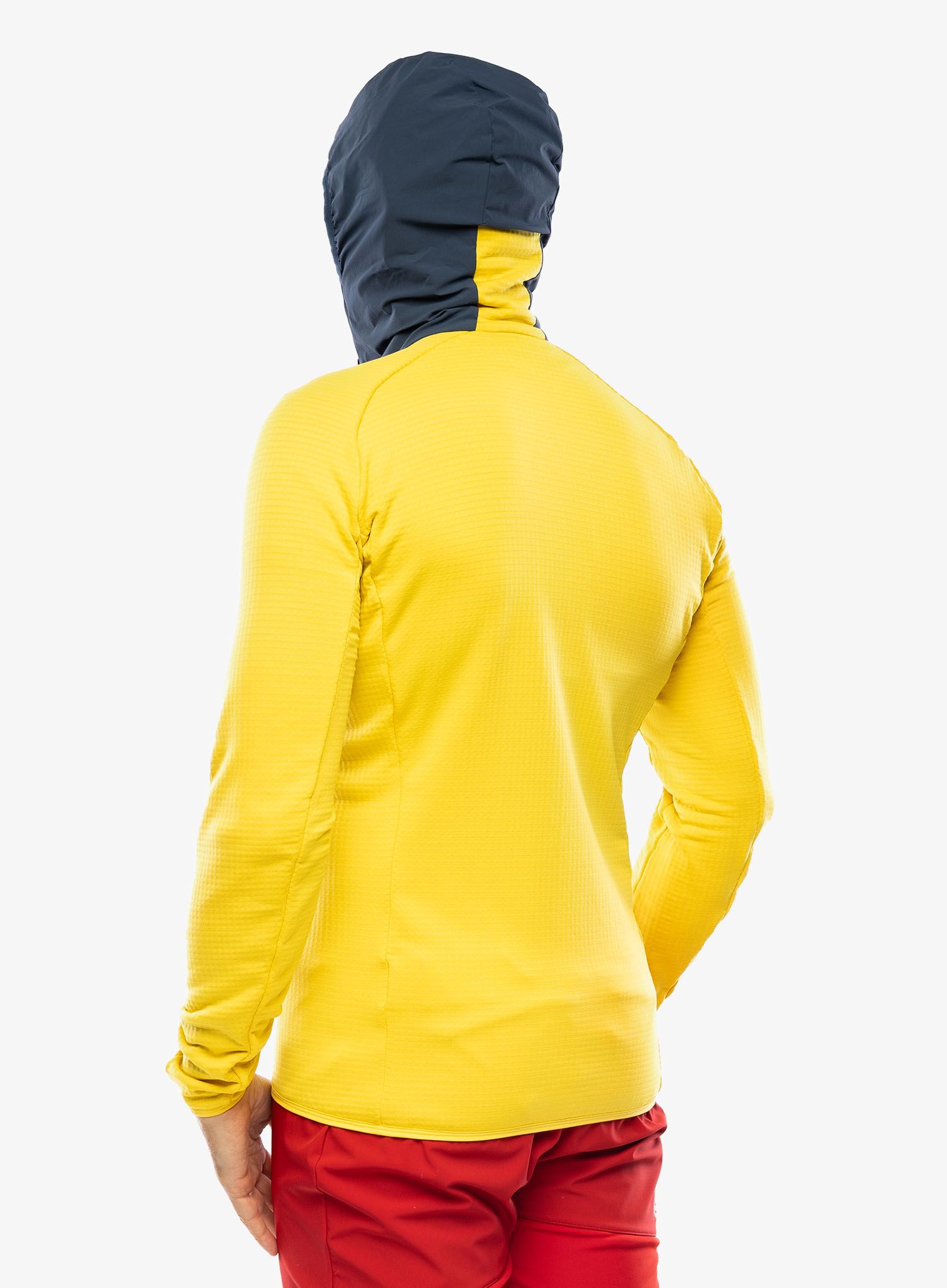 Кофта трекінгова Karpos Highest Hoodie Fleece - sulphur/midnight