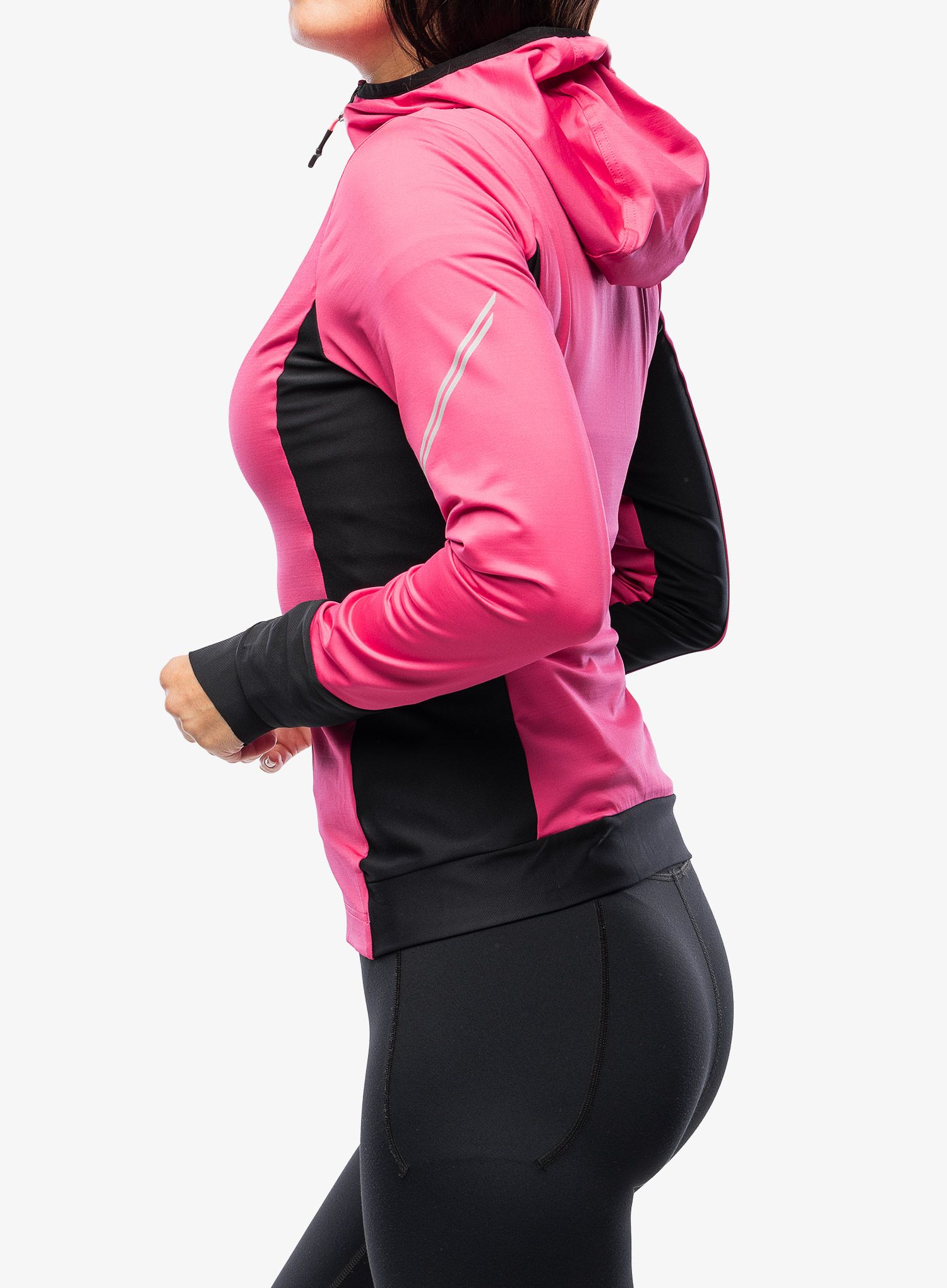 Кофта для бігу жіноча Karpos Lavaredo Evo Fleece - pink/black