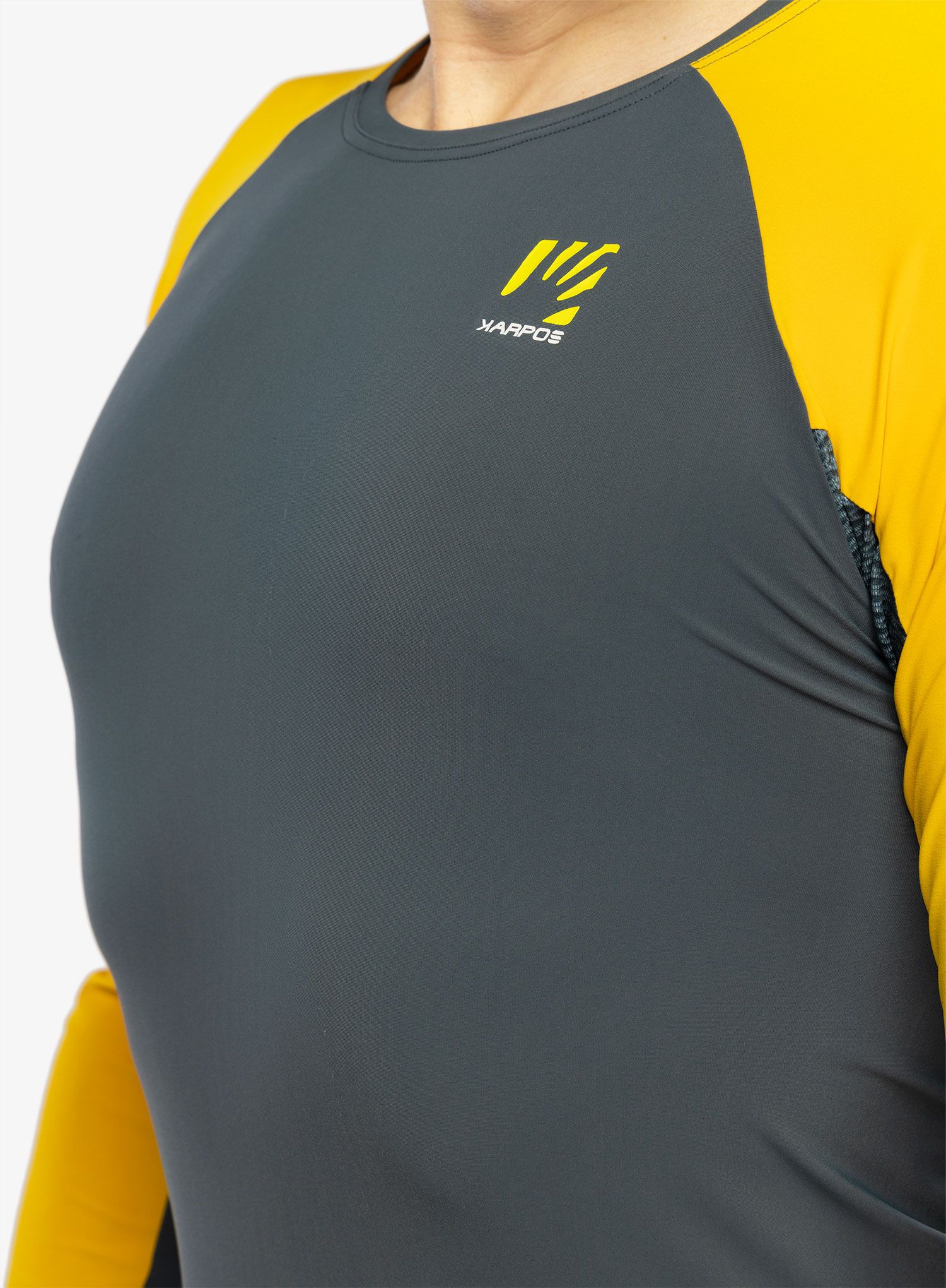 Кофта для бігу Karpos Lavaredo Jersey LS - dark slate/lemon curry