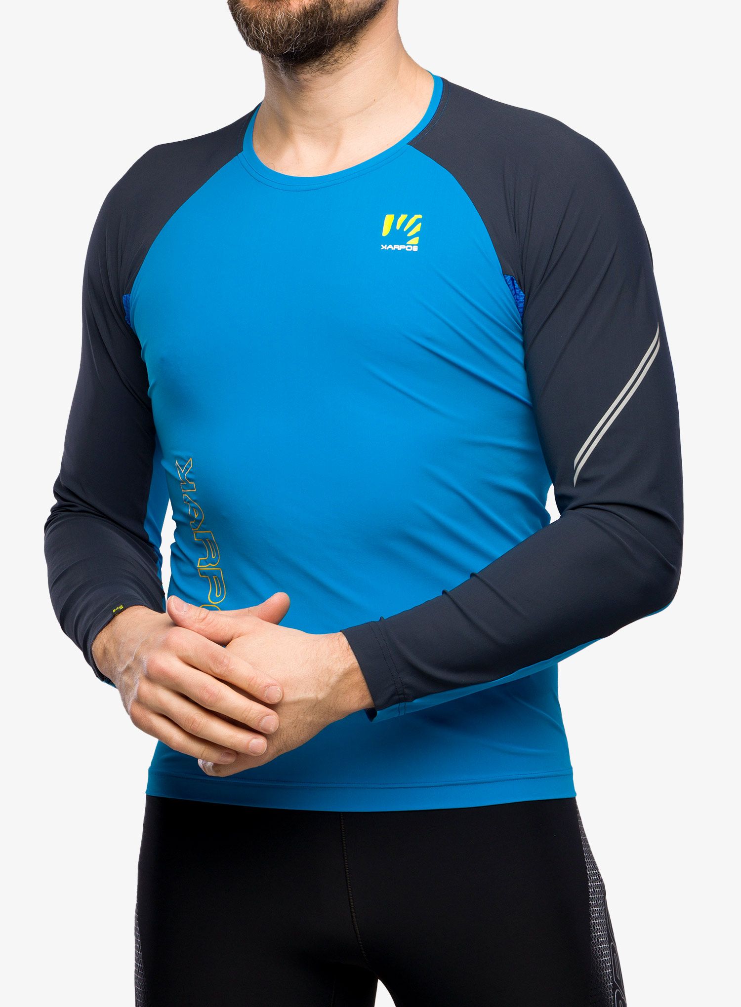 Кофта для бігу Karpos Lavaredo Jersey LS - indigo bunting/outer space