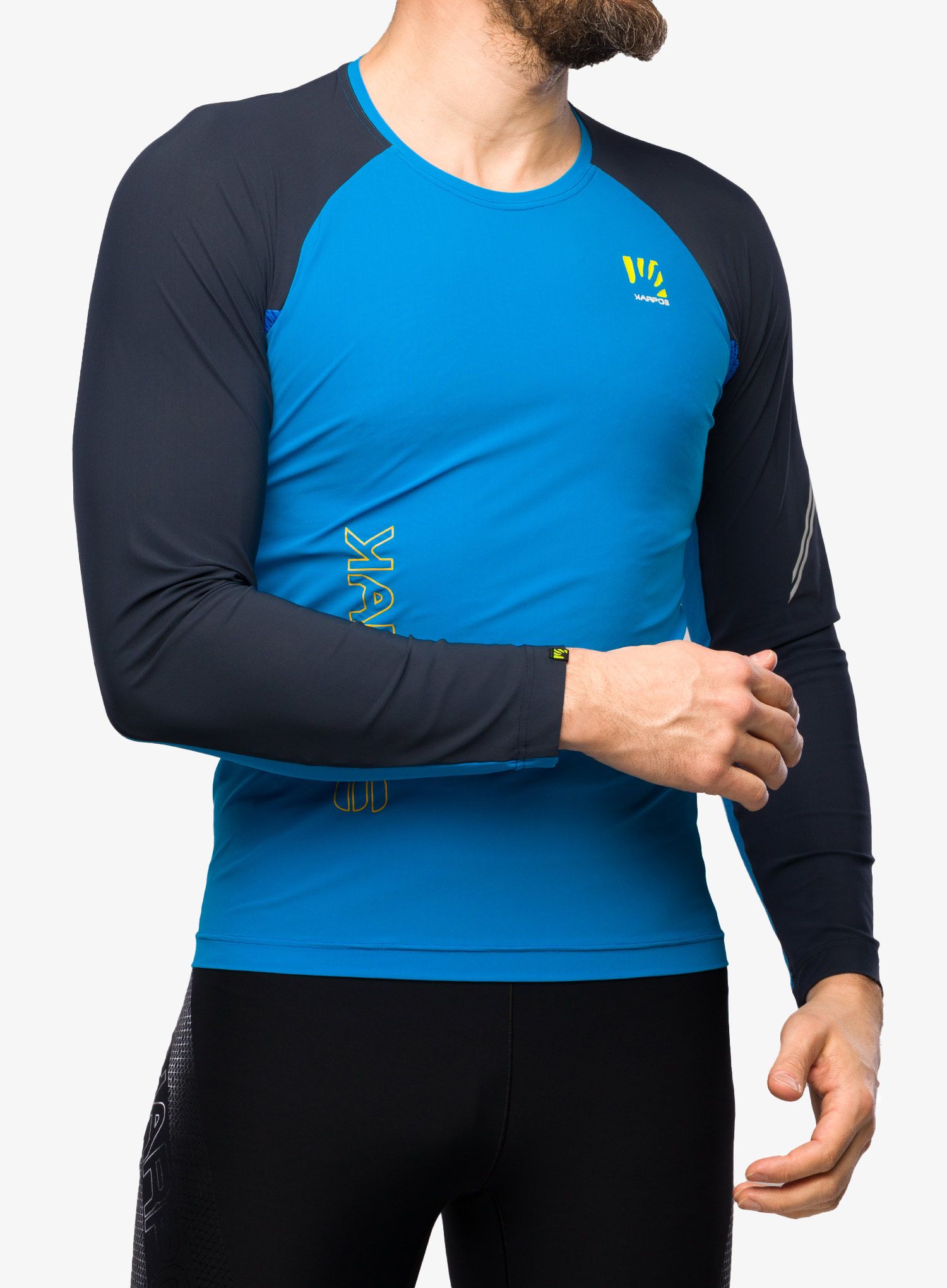 Кофта для бігу Karpos Lavaredo Jersey LS - indigo bunting/outer space