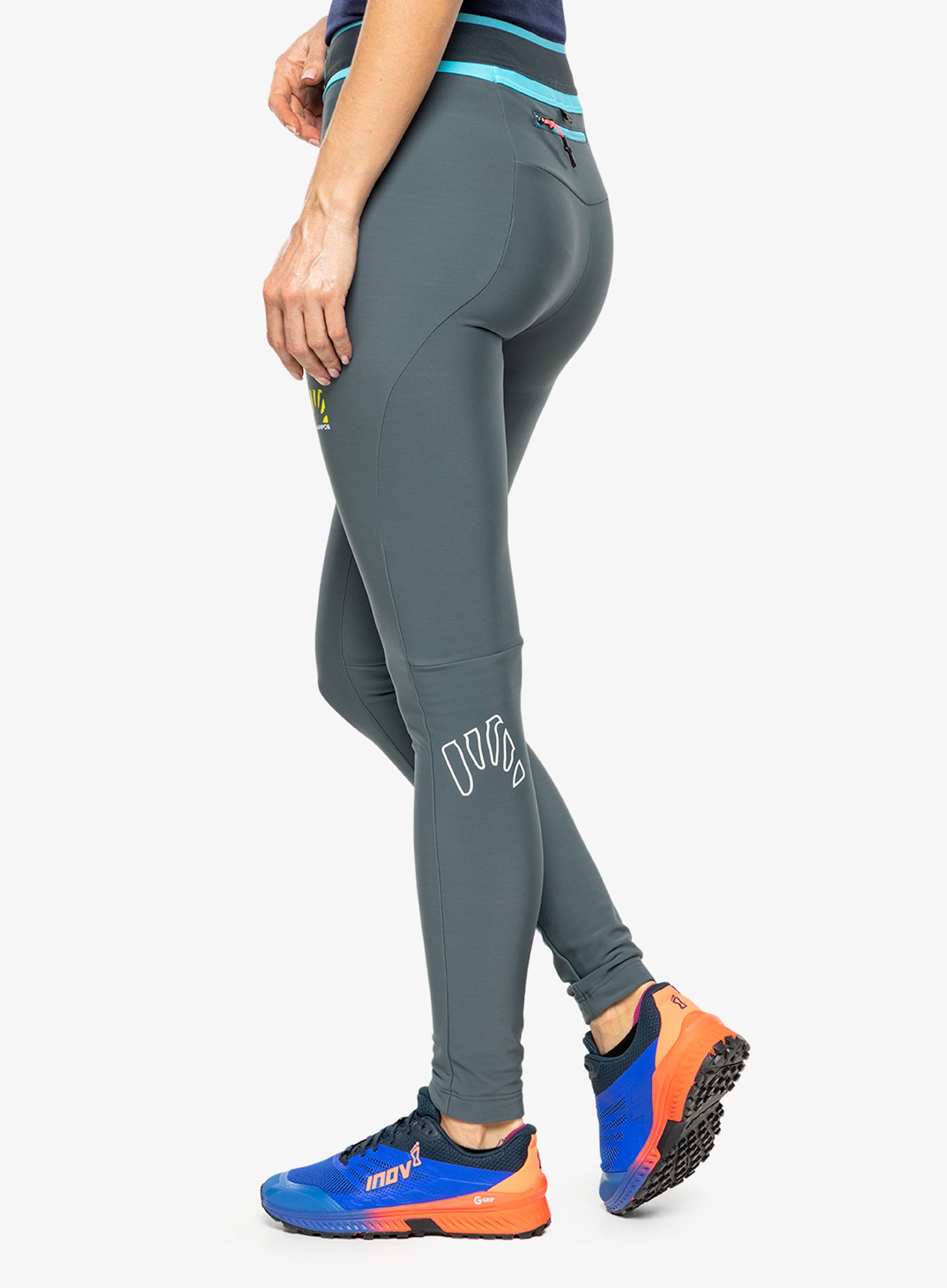 Штани для бігу жіночі Karpos Lavaredo Plus Winter Thight - dark slate/blue atoll