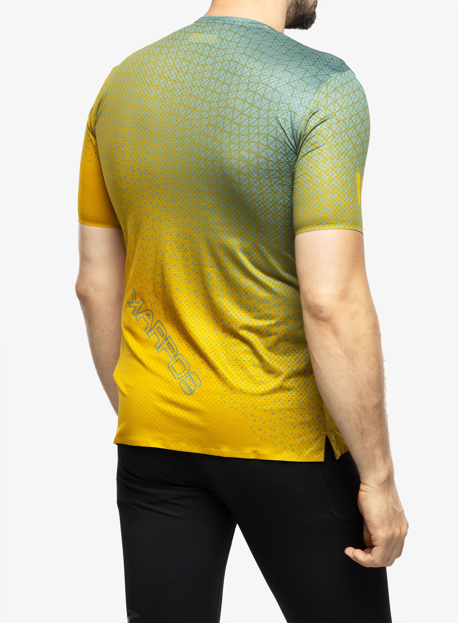 Футболка для бігу Karpos Lavaredo Ultra Tech Jersey - lemon curry/dark slate