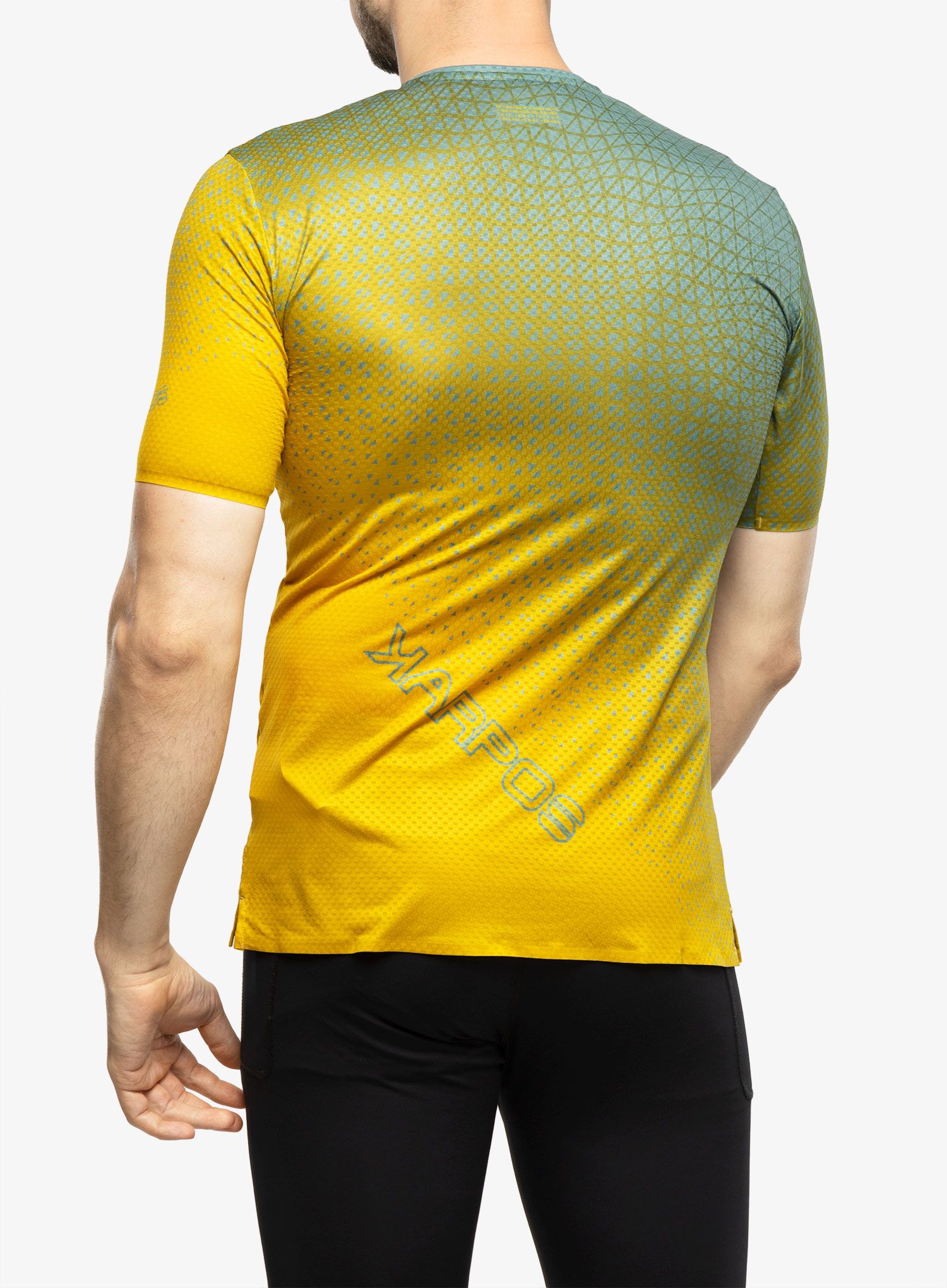 Футболка для бігу Karpos Lavaredo Ultra Tech Jersey - lemon curry/dark slate