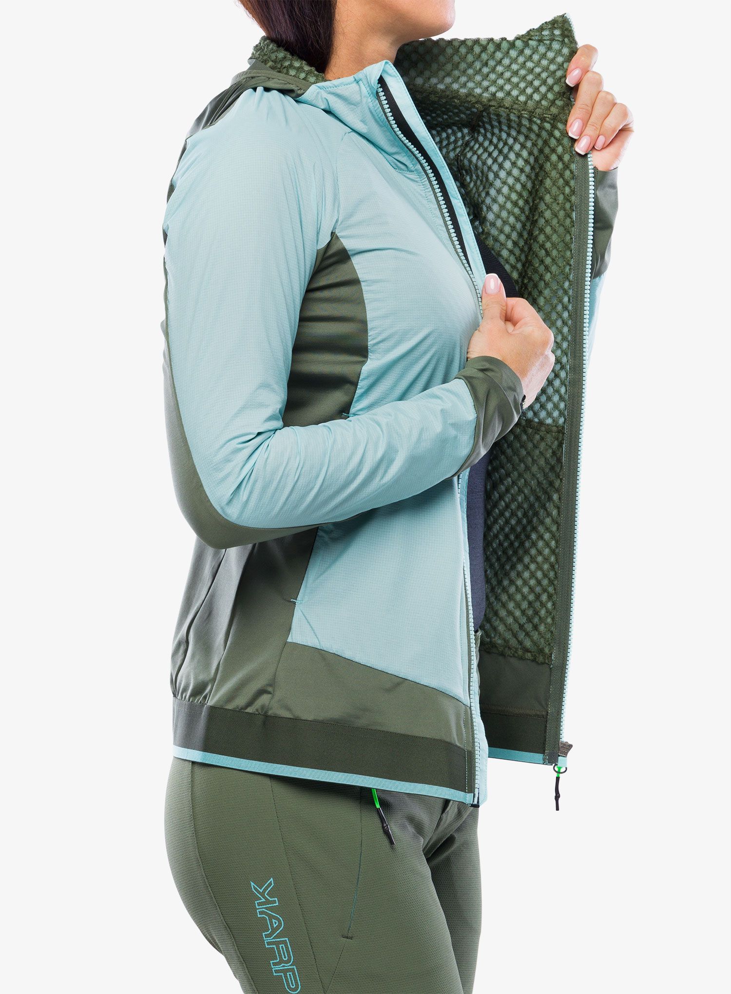 Куртка для бігу жіноча Karpos Lavaredo Winter Jacket - aqua sky/thyme