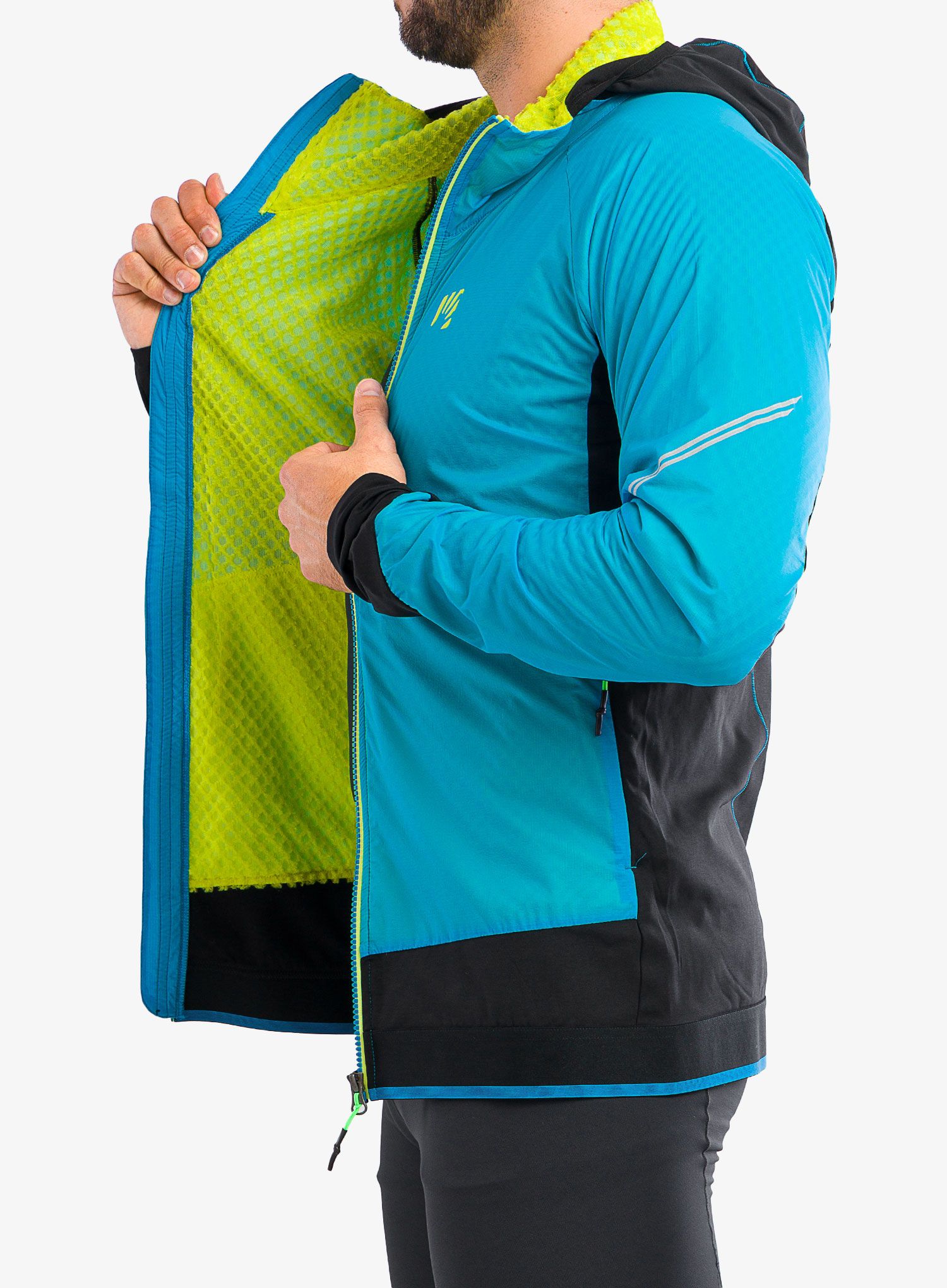 Куртка для бігу Karpos Lavaredo Winter Jacket - blue jewel/black