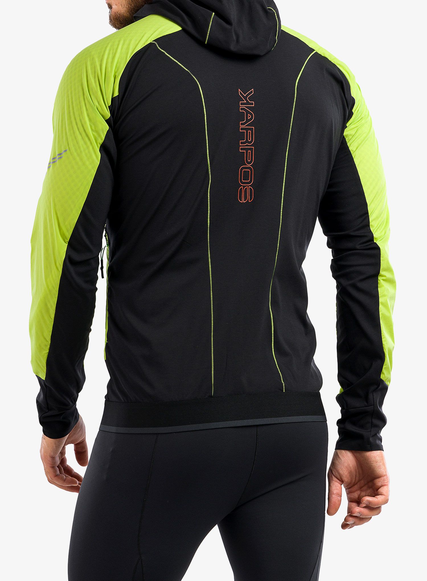 Куртка для бігу Karpos Lavaredo Winter Jacket - lime green/black