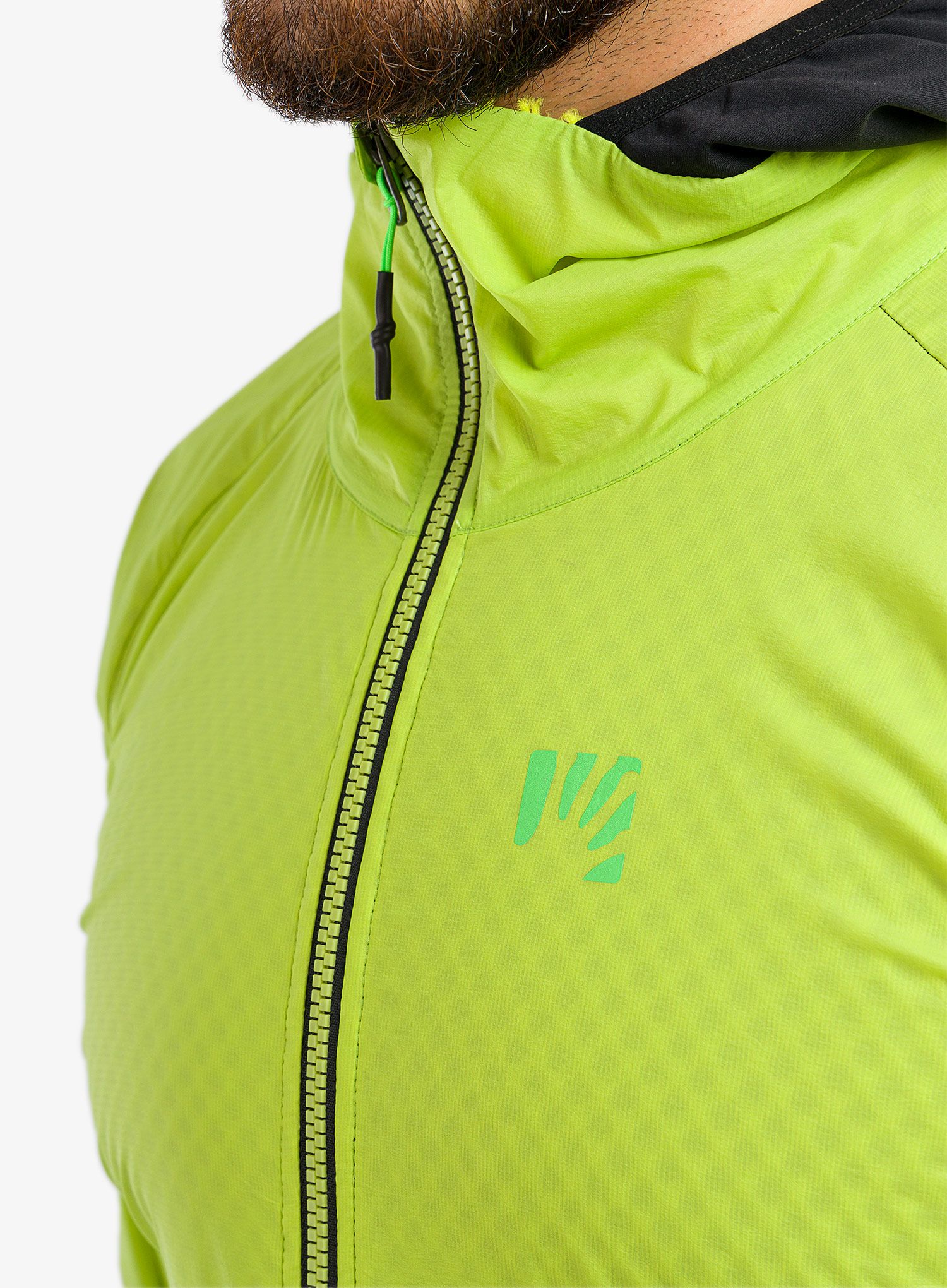 Куртка для бігу Karpos Lavaredo Winter Jacket - lime green/black
