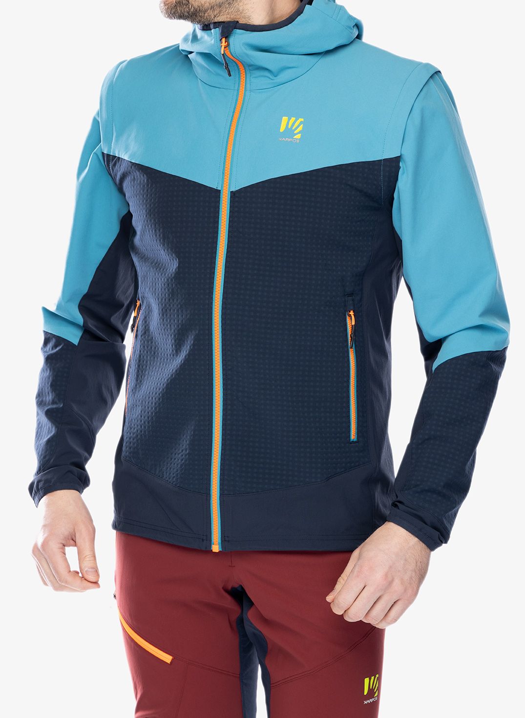 Куртка Karpos Lede  Convertible Jacket - outer space/larkspur