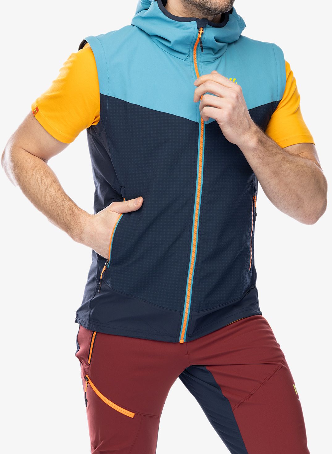 Куртка Karpos Lede  Convertible Jacket - outer space/larkspur