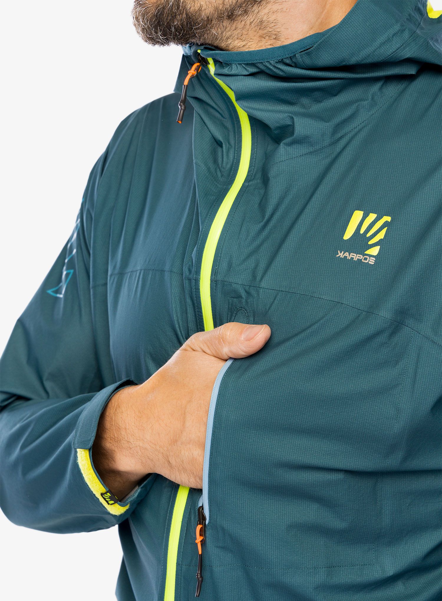 Куртка дощовик Karpos Lot Rain Jacket - stargazer/primrose