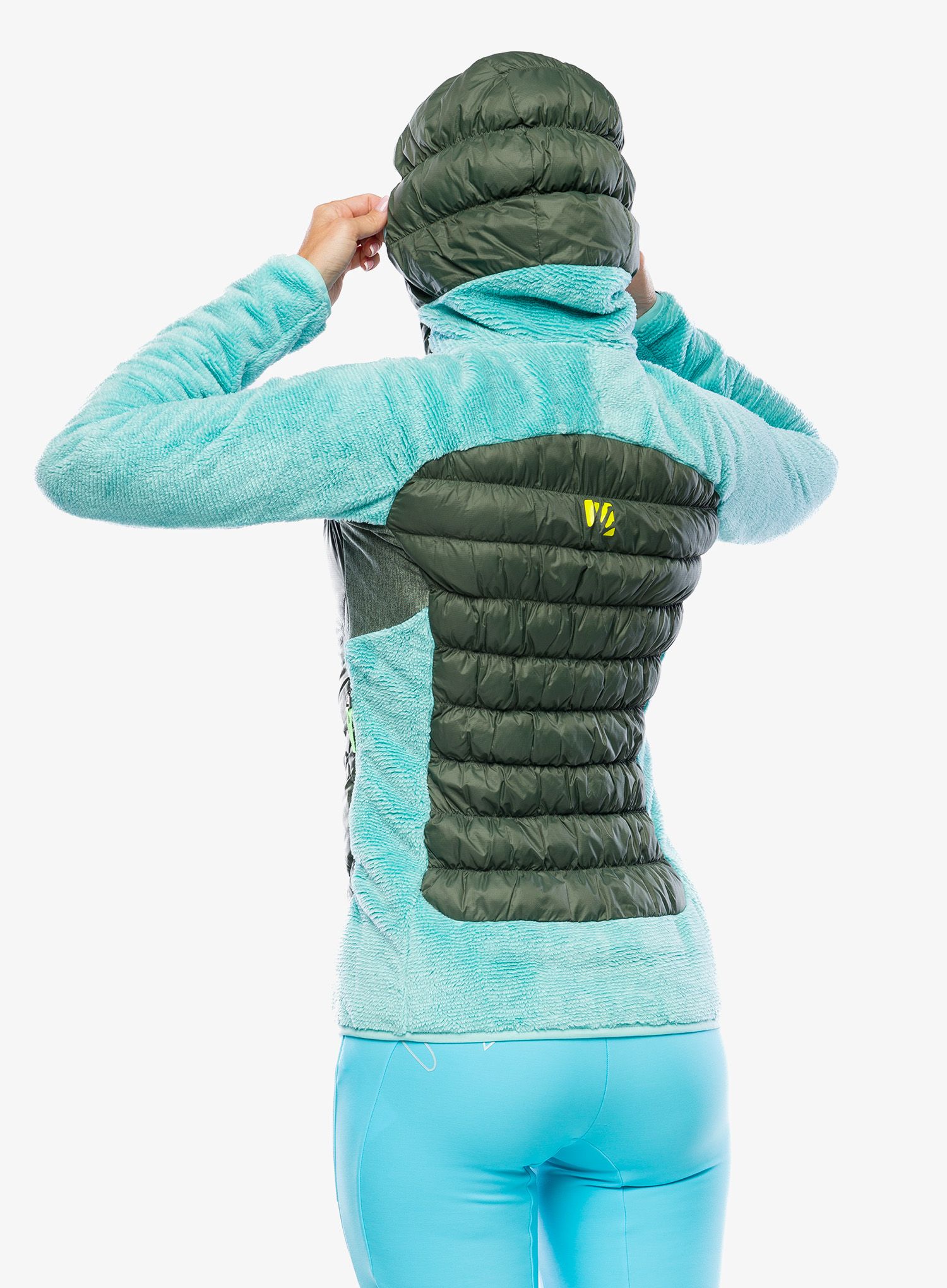 Куртка гібридна жіноча Karpos Marmarole Jacket - thyme/aqua sky