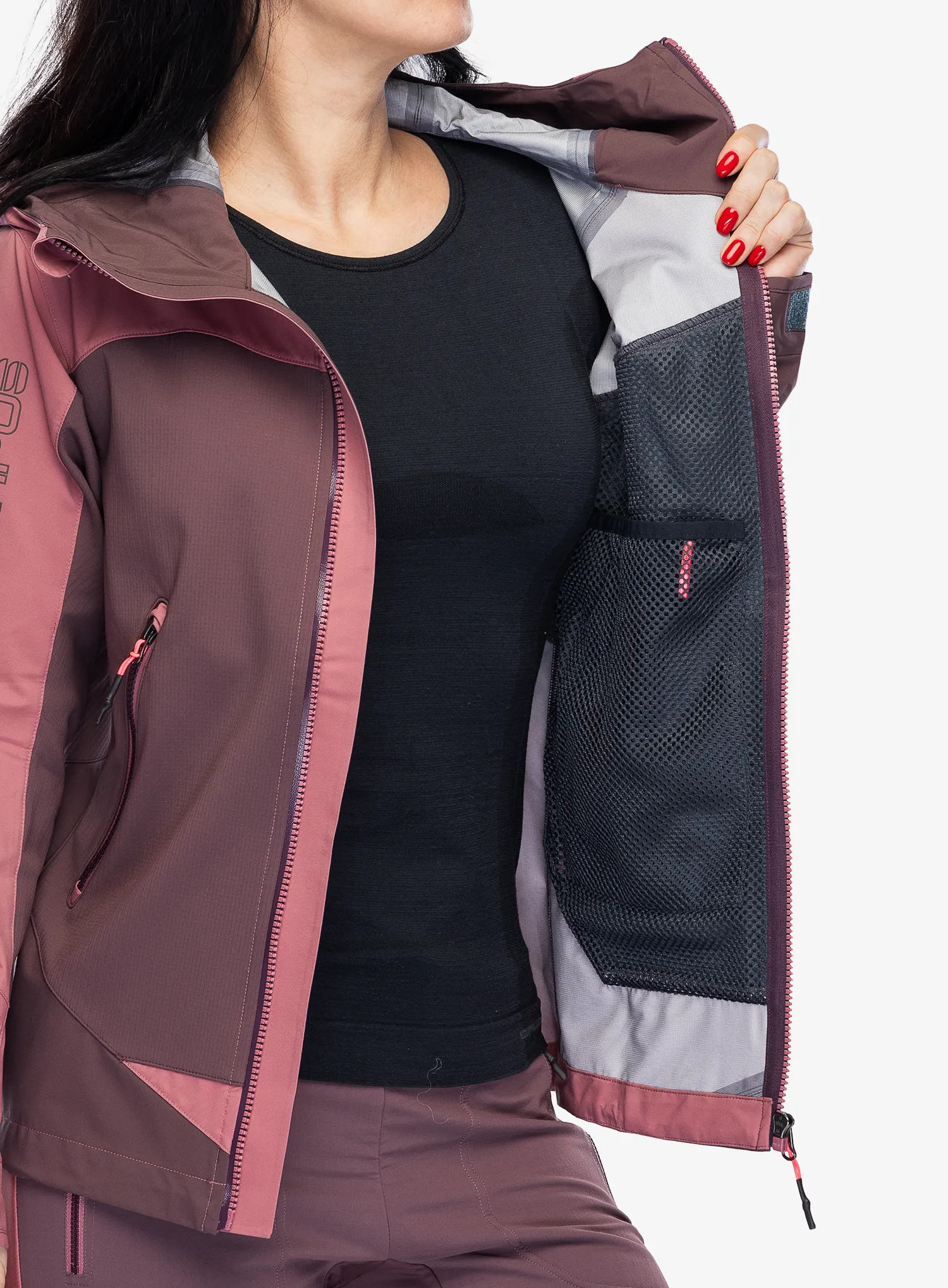 Куртка скітурингова жіноча Karpos Marmolada Jacket - huckleberry/deco rose