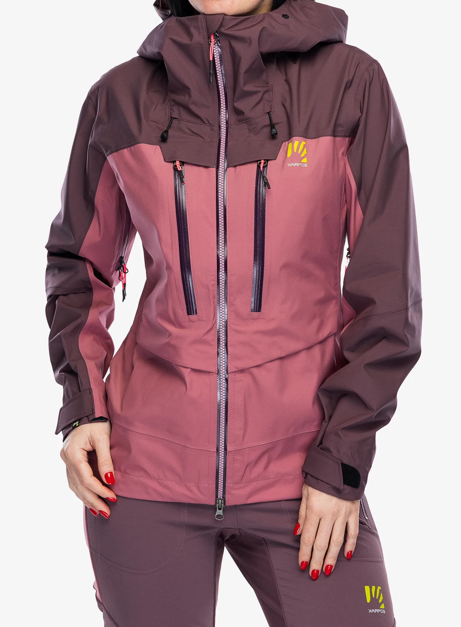 Куртка скітурингова жіноча Karpos Midi Shell Jacket - deco rose/huckleberry