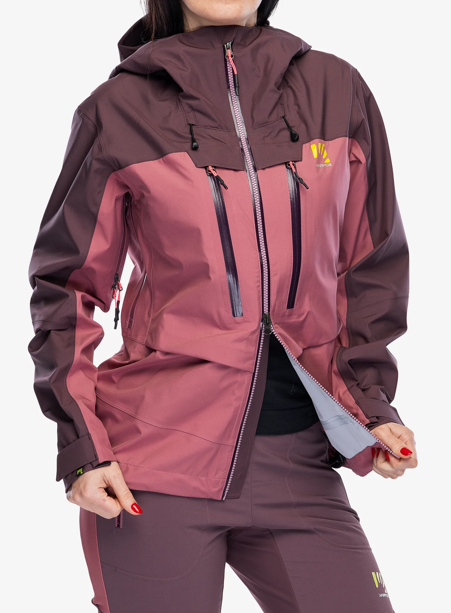Куртка скітурингова жіноча Karpos Midi Shell Jacket - deco rose/huckleberry