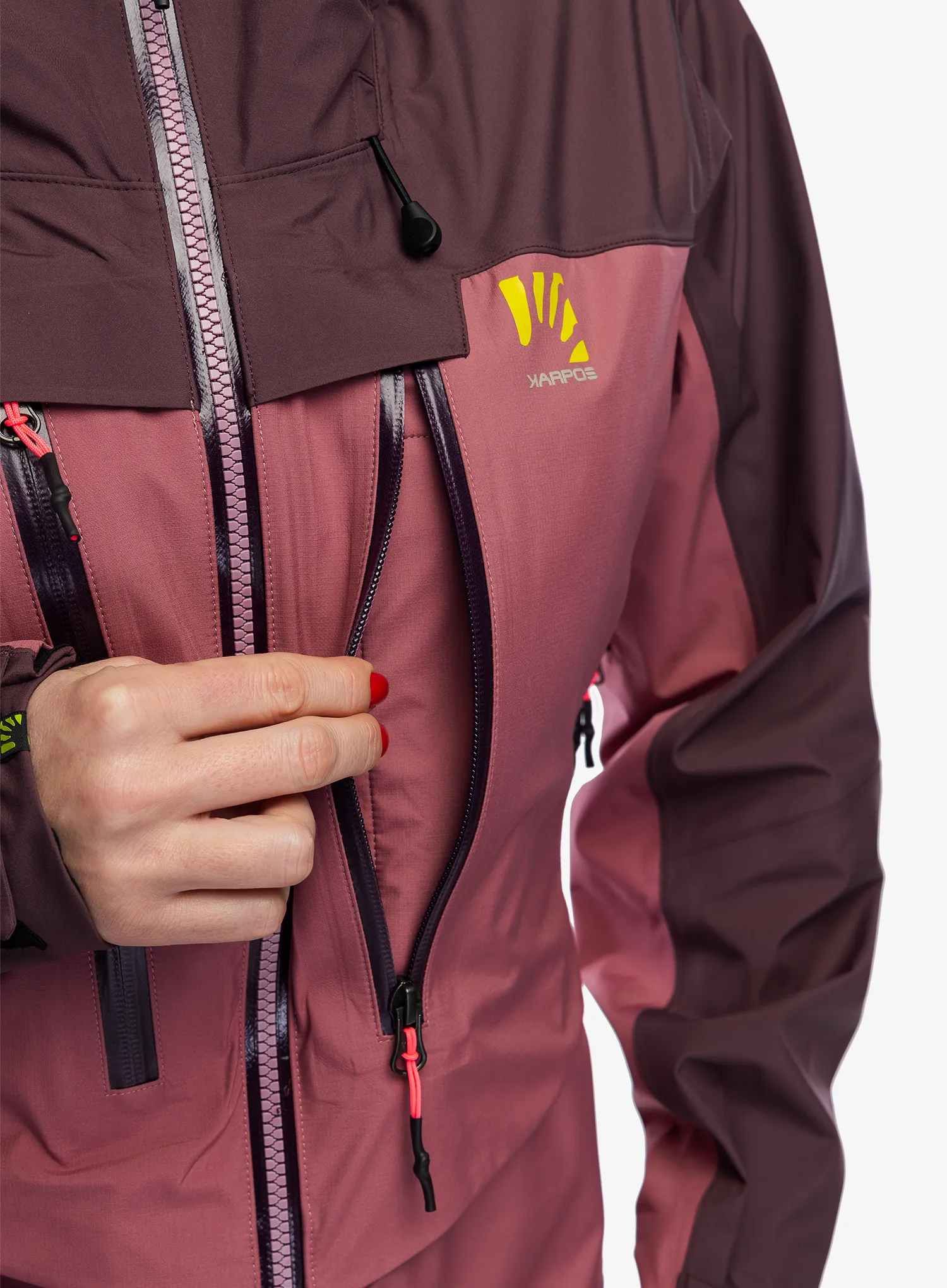 Куртка скітурингова жіноча Karpos Midi Shell Jacket - deco rose/huckleberry