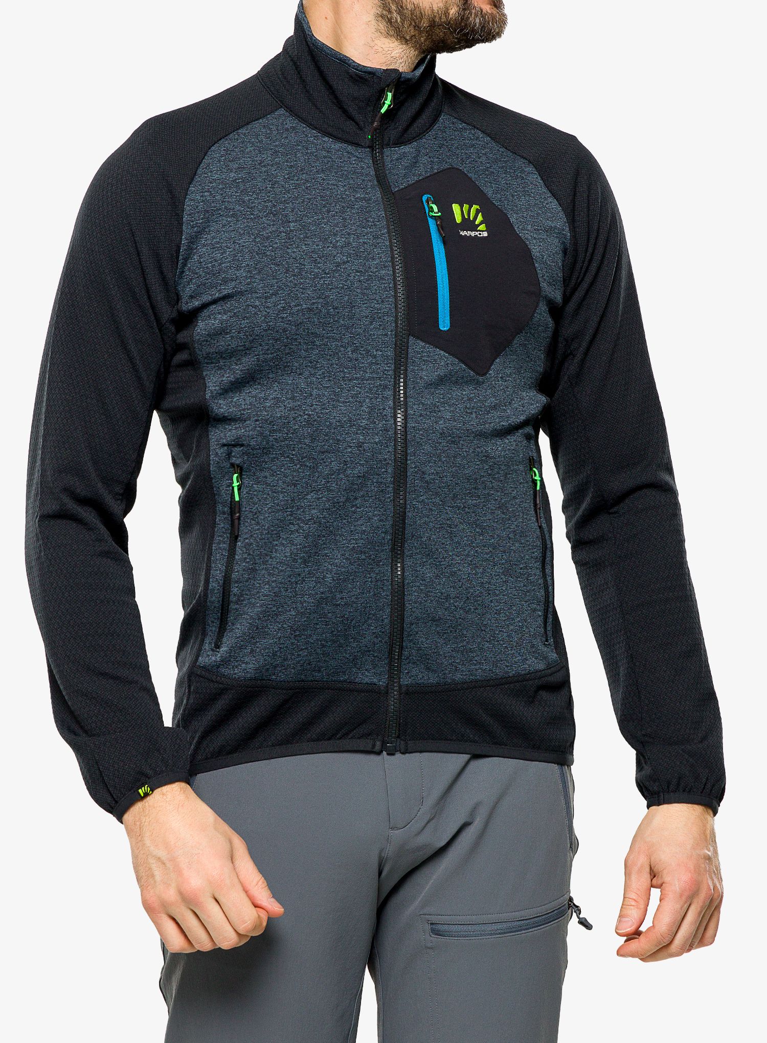 Кофта на замку Karpos Odle Fleece - india ink/black