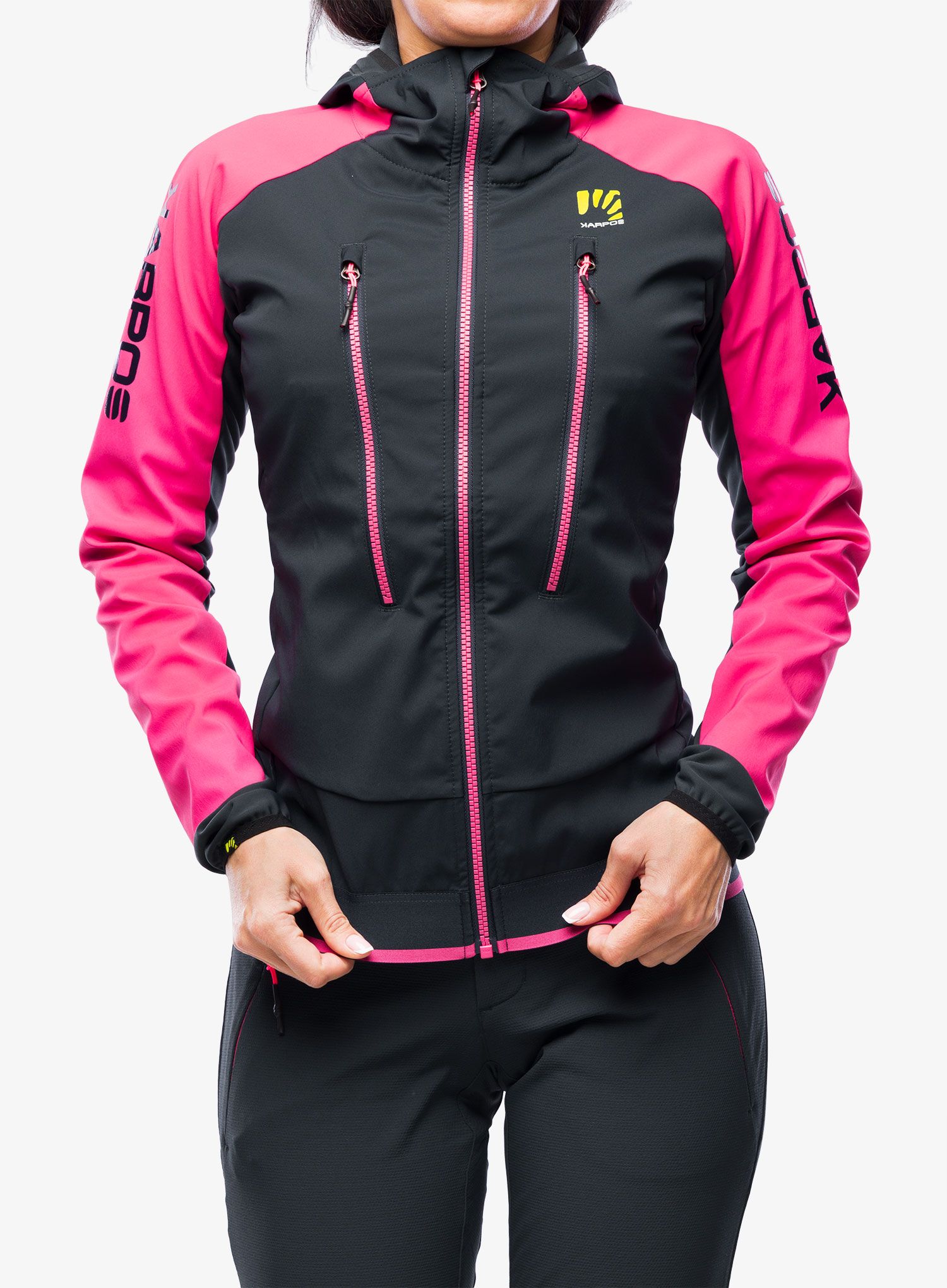 Куртка скітурингова жіноча Karpos Piz Palu Jacket - vulcan/pink