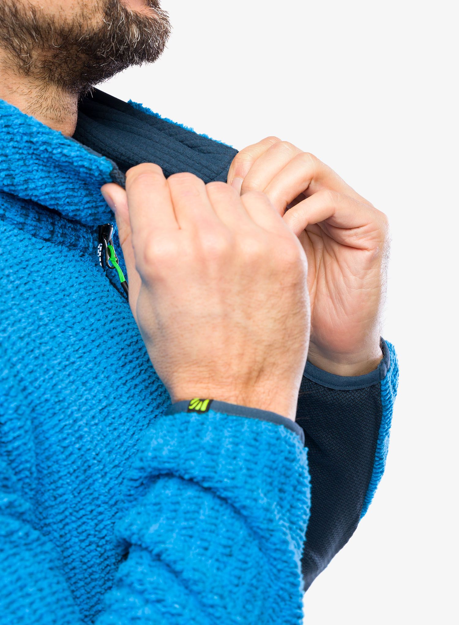 Кофта з каптуром Karpos Rocchetta Hoodie Fleece - diva blue/midnight