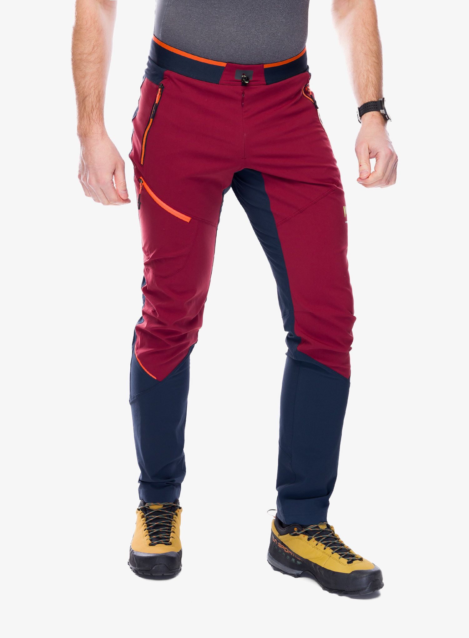 Штани Karpos Rock Evo Pant - pomegranate/outer space