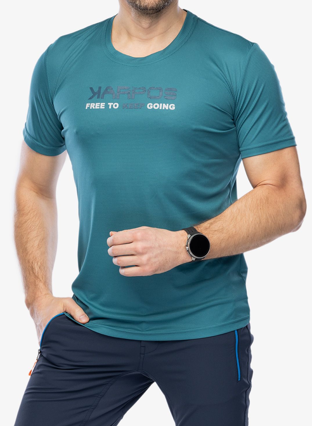 Велофутболка Karpos Val Federia Tee - hydro print 1