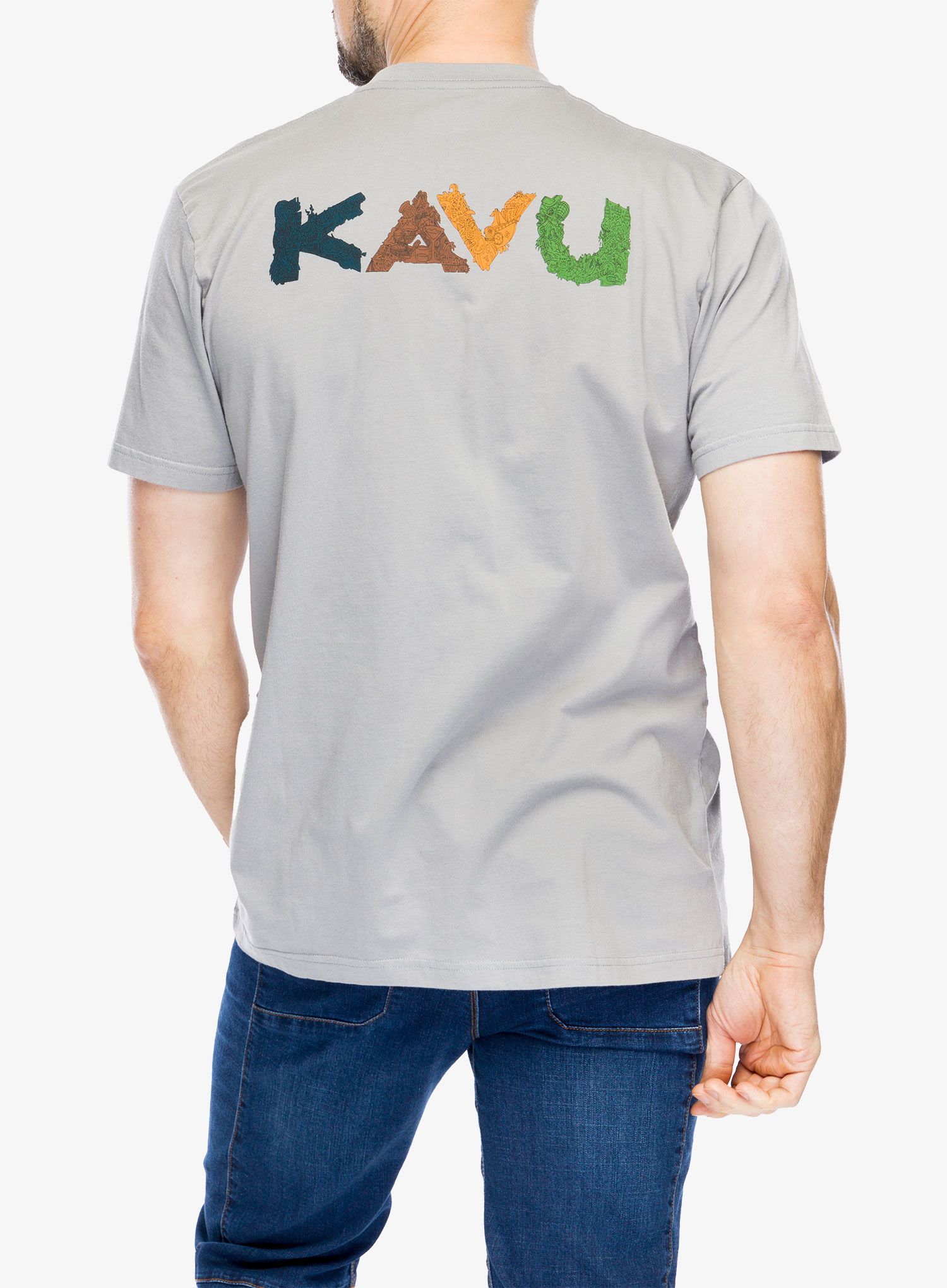 Футболка бавовняна Kavu Doddle Days - ultimate grey