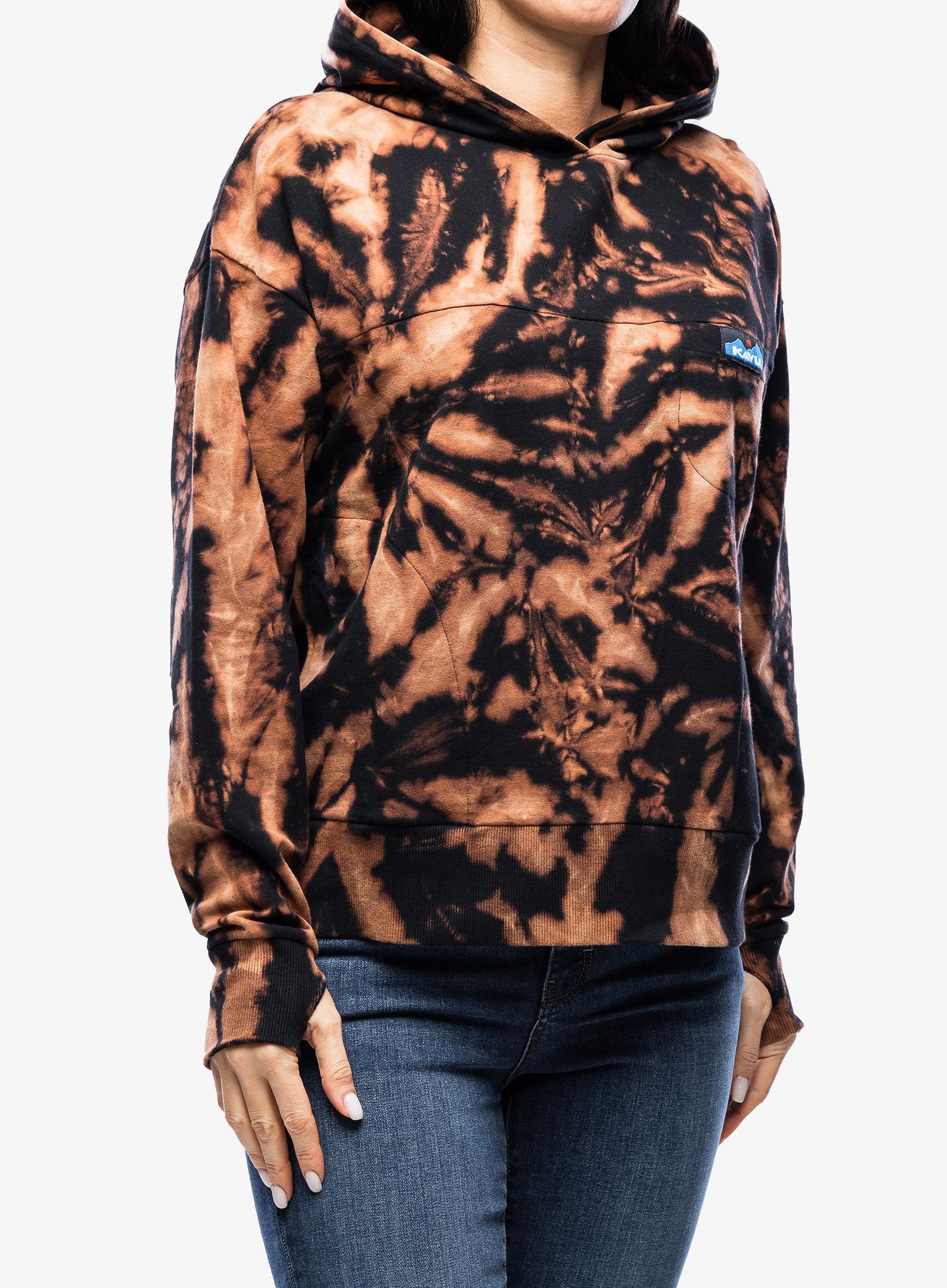 Кофта з каптуром жіноча Kavu En Route - range tie dye