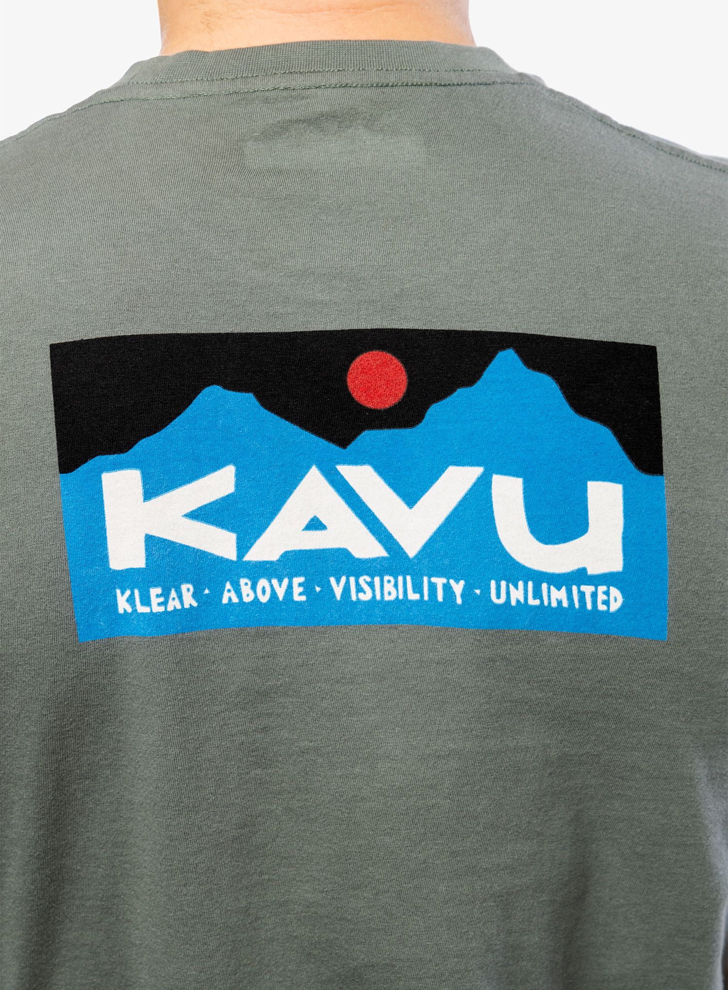 Футболка бавовняна Kavu Klear Above Etch Art - dark forest