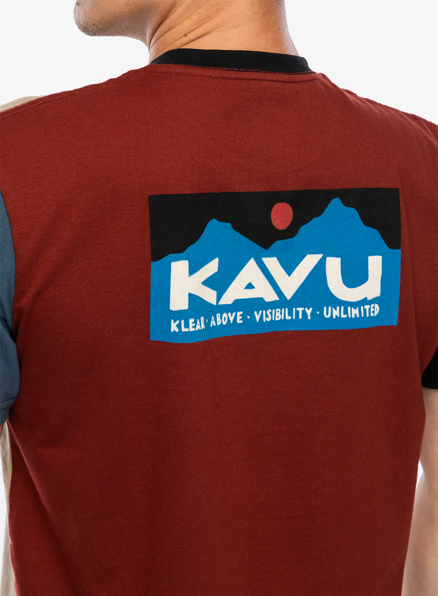 Футболка з принтом Kavu Klear Above Etch Art - marshall muster