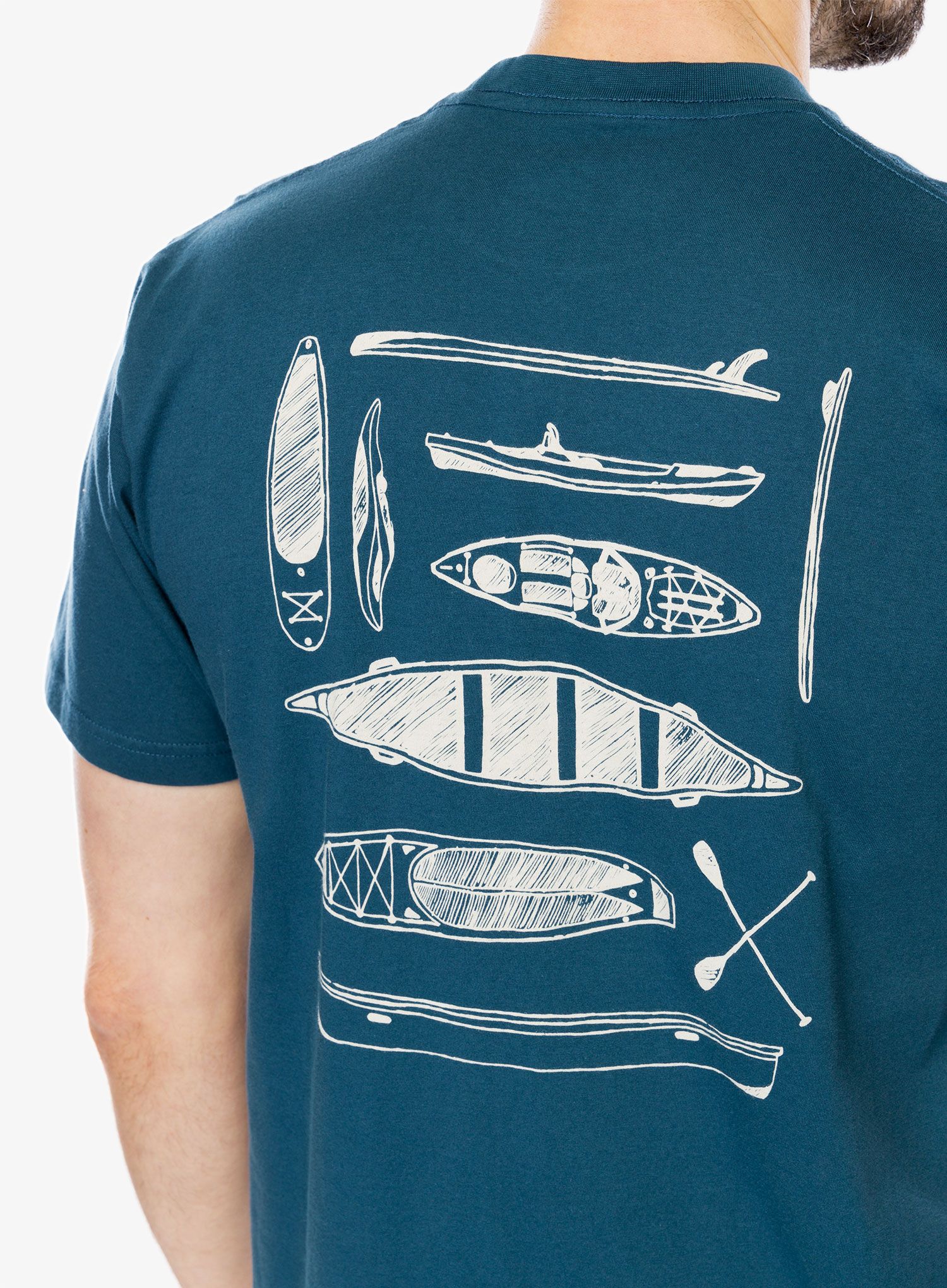 Футболка з принтом Kavu Paddle Out - agean