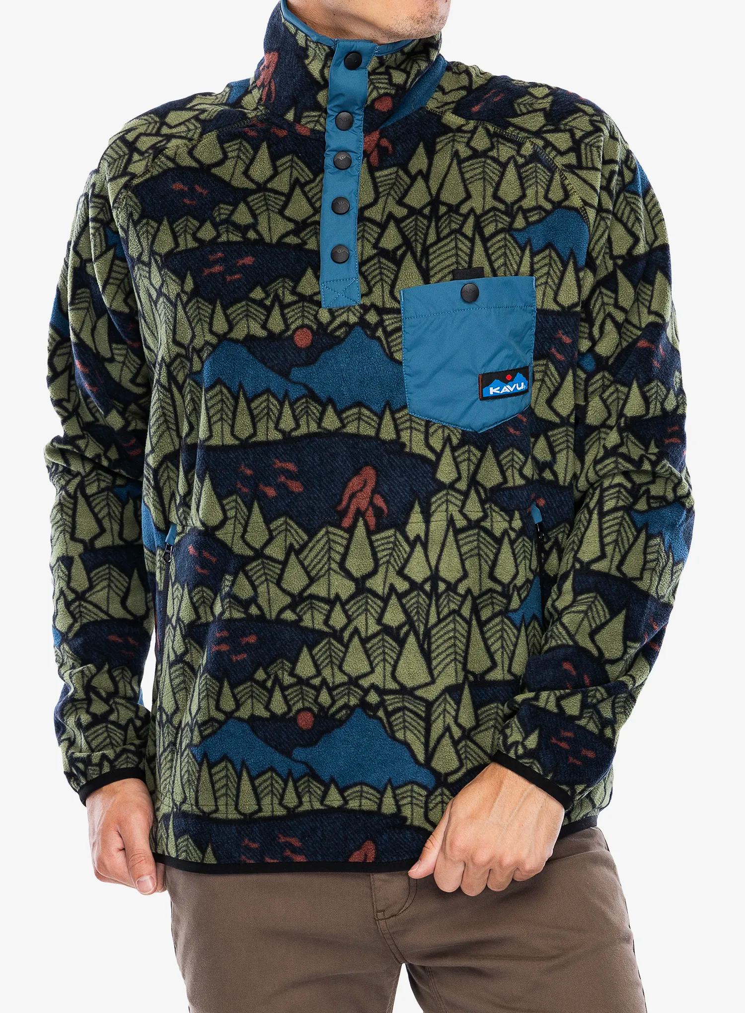 Кофта флісова Kavu Teannaway - sasquatch twilight