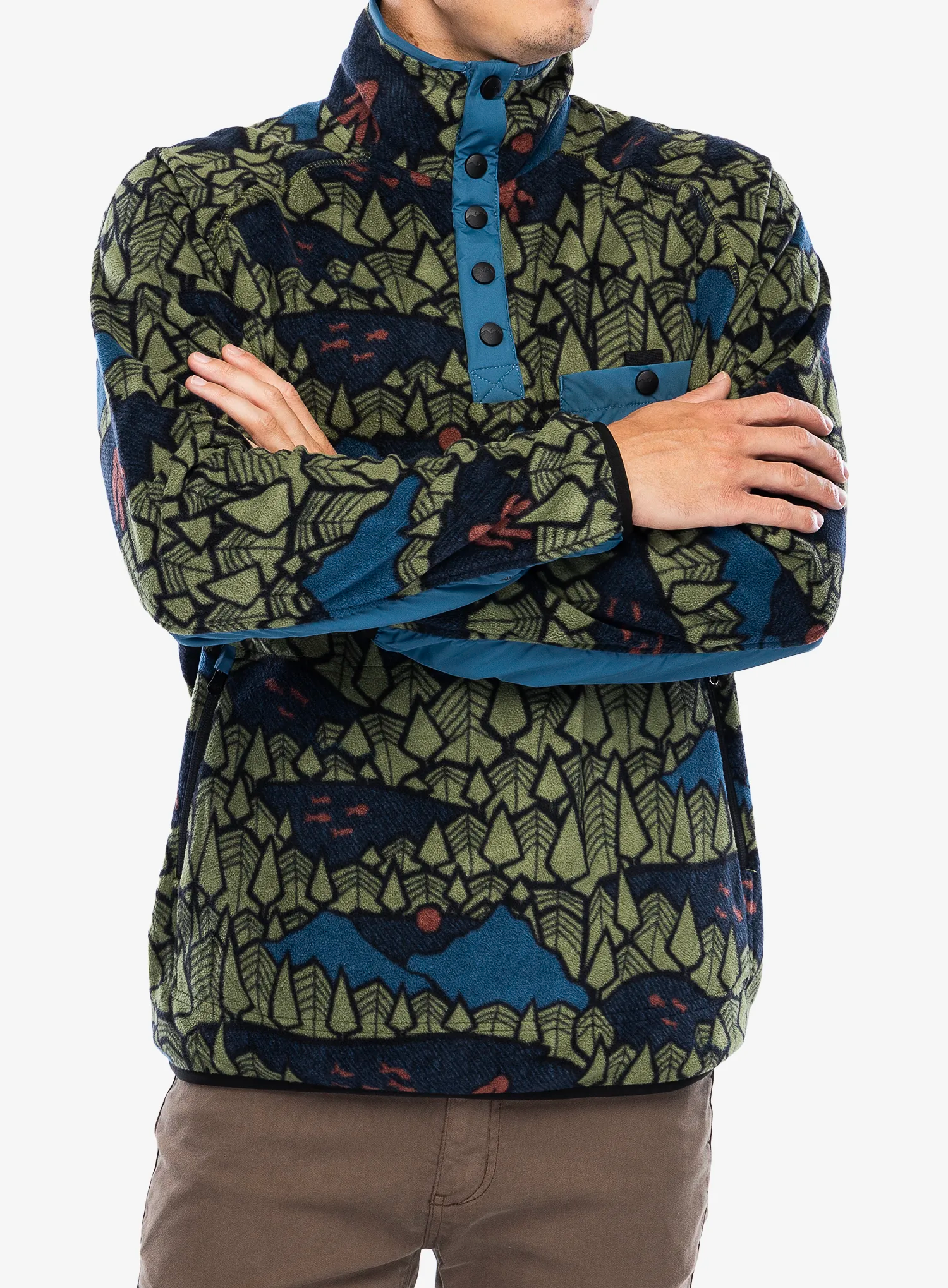 Кофта флісова Kavu Teannaway - sasquatch twilight