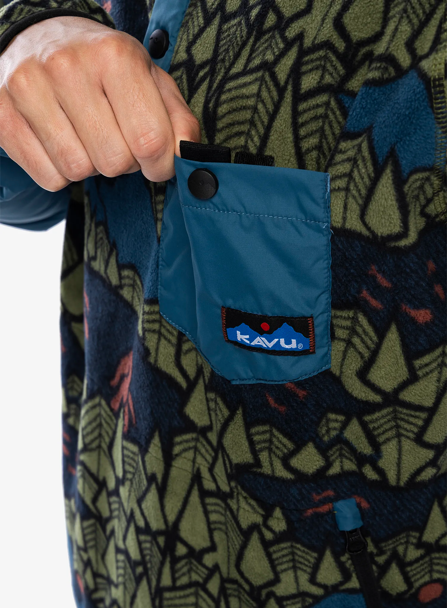 Кофта флісова Kavu Teannaway - sasquatch twilight