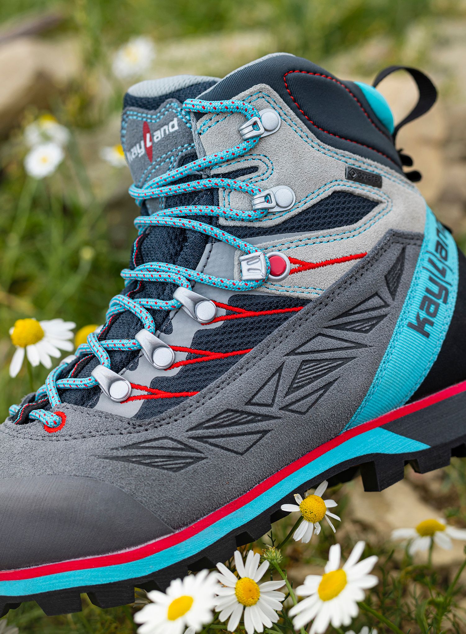 Черевики жіночі GORE-TEX Kayland Legacy GTX - grey/tourquoise