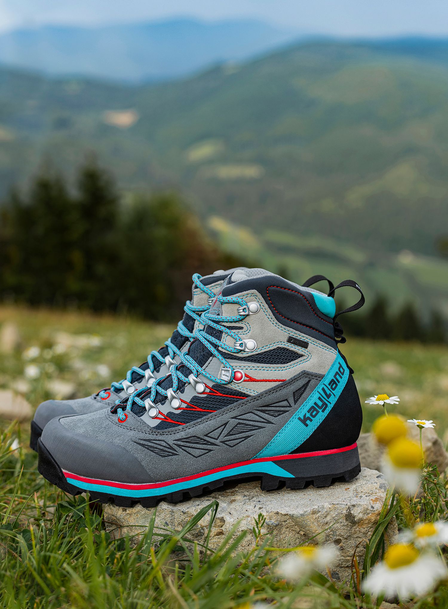 Черевики жіночі GORE-TEX Kayland Legacy GTX - grey/tourquoise