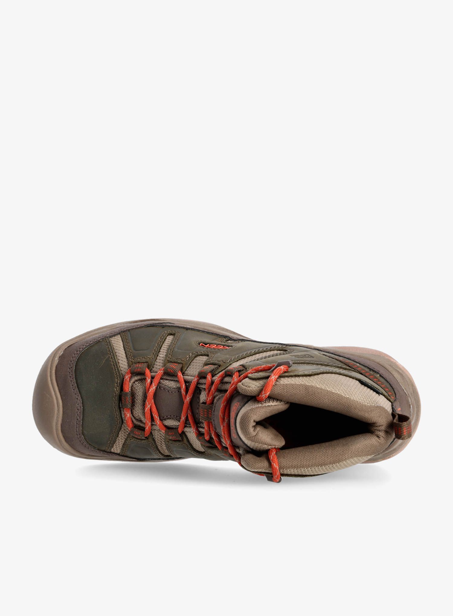 Черевики туристичні Keen Circadia Mid WP - dark olive/potters clay