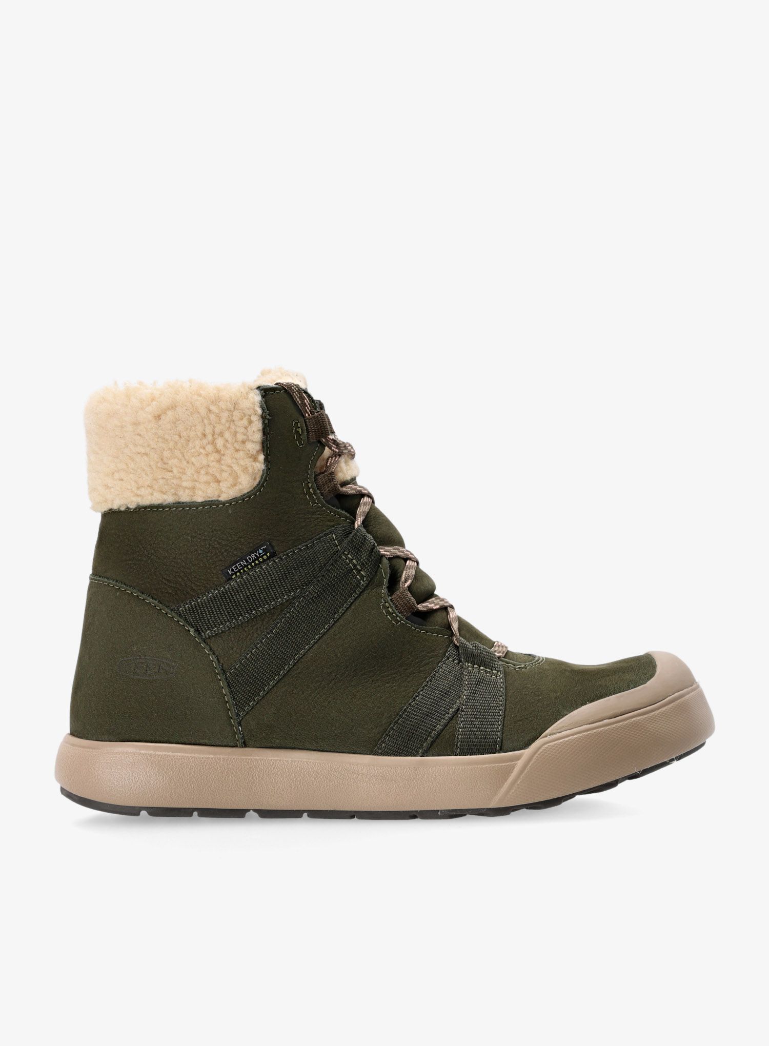 Черевики жіночі зимові Keen Elle Winter Boot WP - forest night/pink sand
