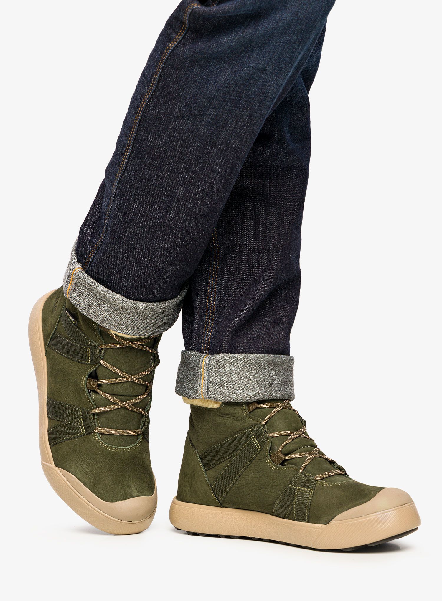 Черевики жіночі зимові Keen Elle Winter Boot WP - forest night/pink sand