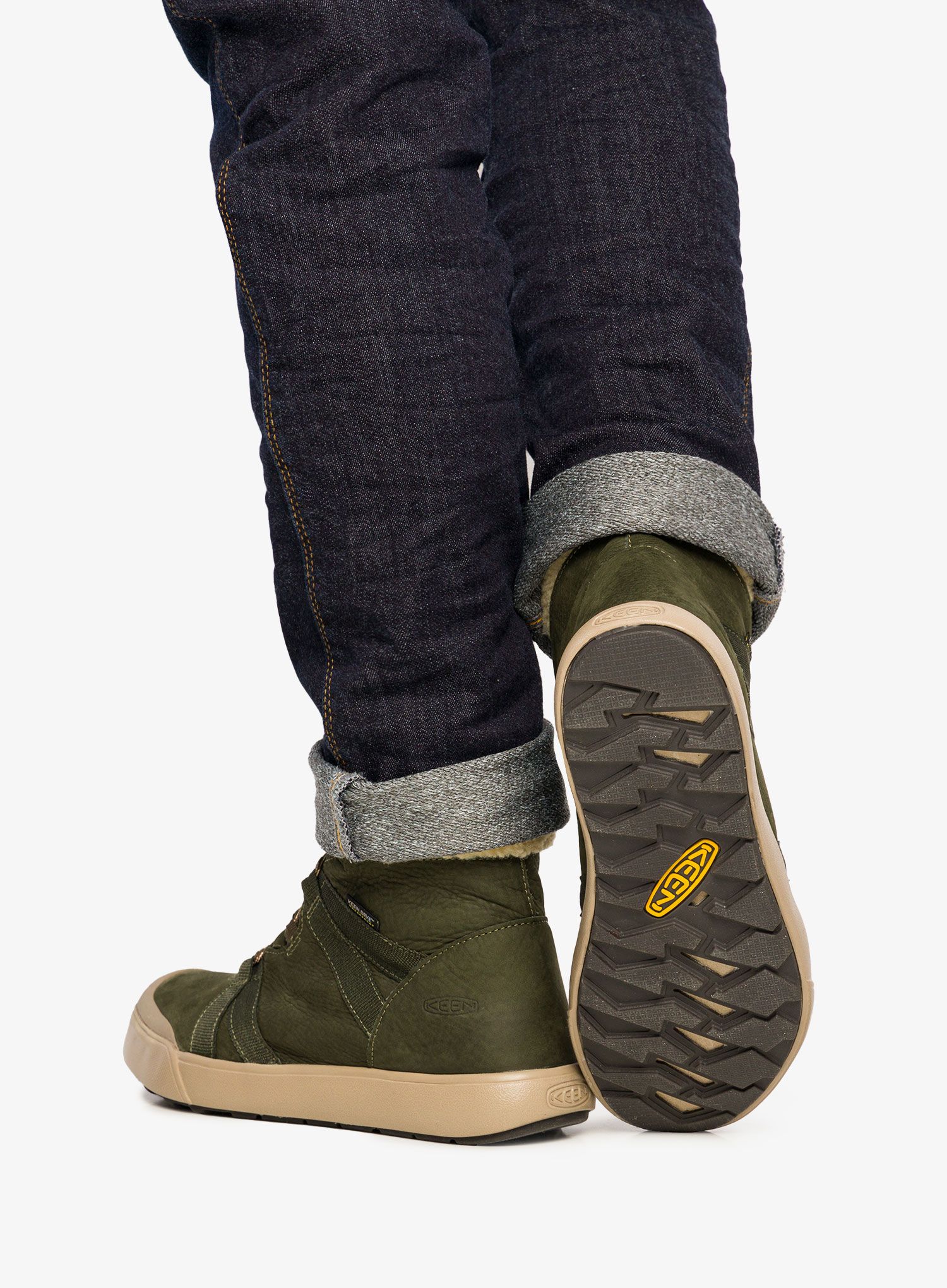 Черевики жіночі зимові Keen Elle Winter Boot WP - forest night/pink sand